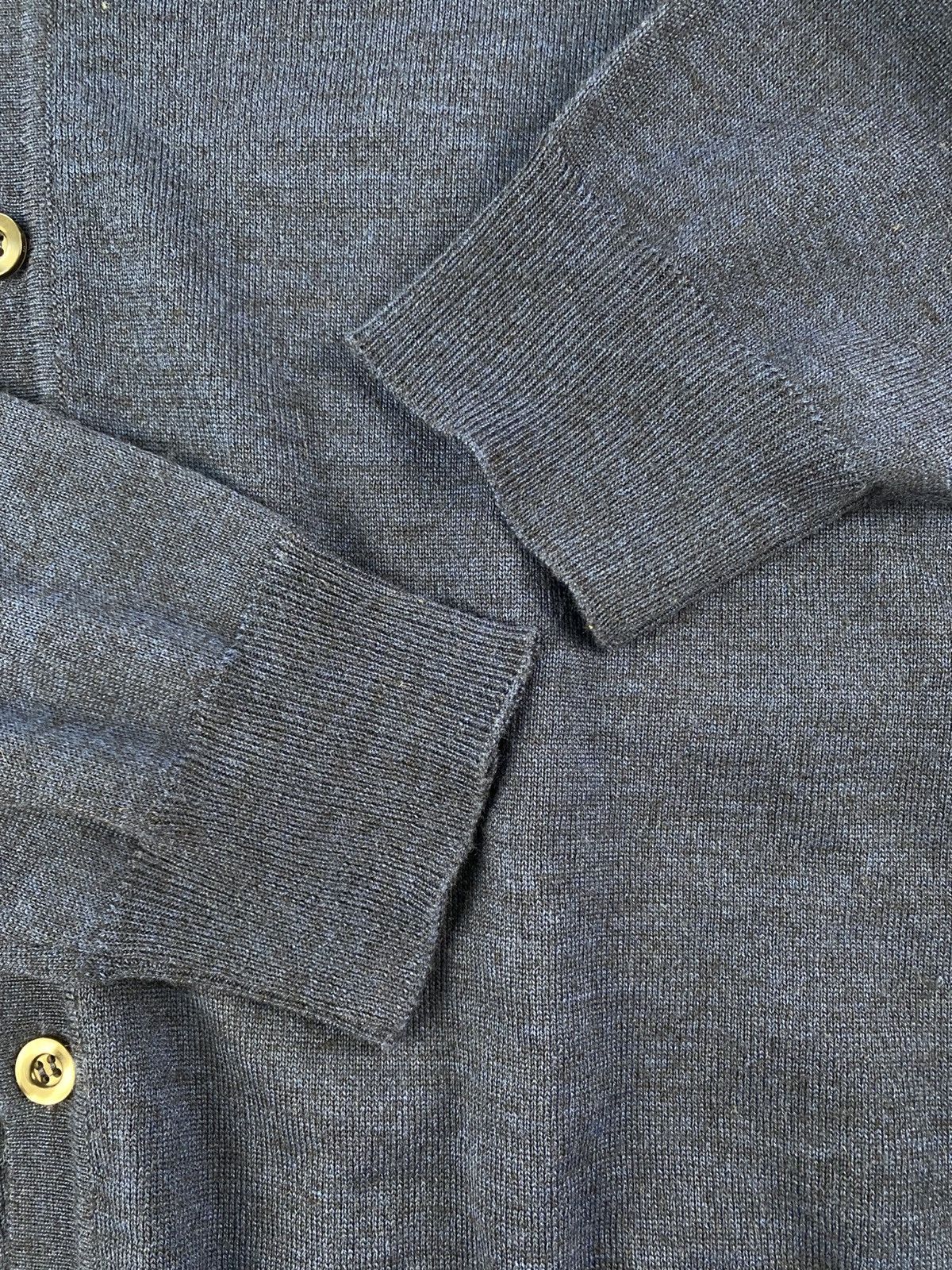 Katharine Hamnett London Vntg Katharine Hamnett Merino Wool Blue Cardigan Size: XL Size US XL / EU 56 / 4 - 3 Thumbnail