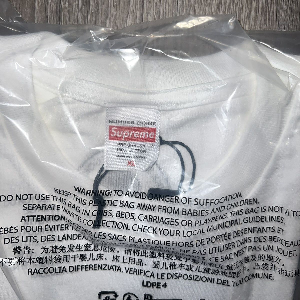Number (N)ine × Supreme Supreme Number Nine Manson Tee White Size: XL Size US XL / EU 56 / 4 - 4 Thumbnail