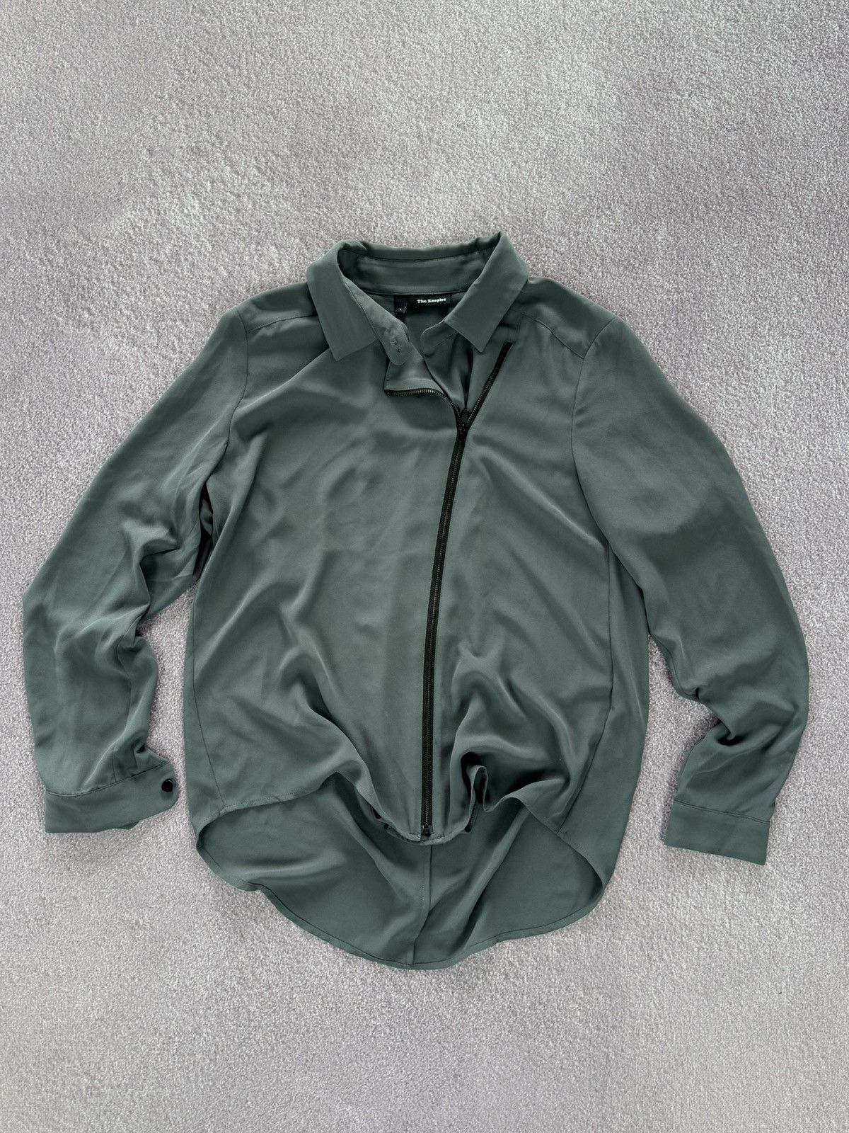 The Kooples The Kooples Vintage Abstract Zip Blouse Size M / US 6-8 / IT 42-44 - 1 Thumbnail