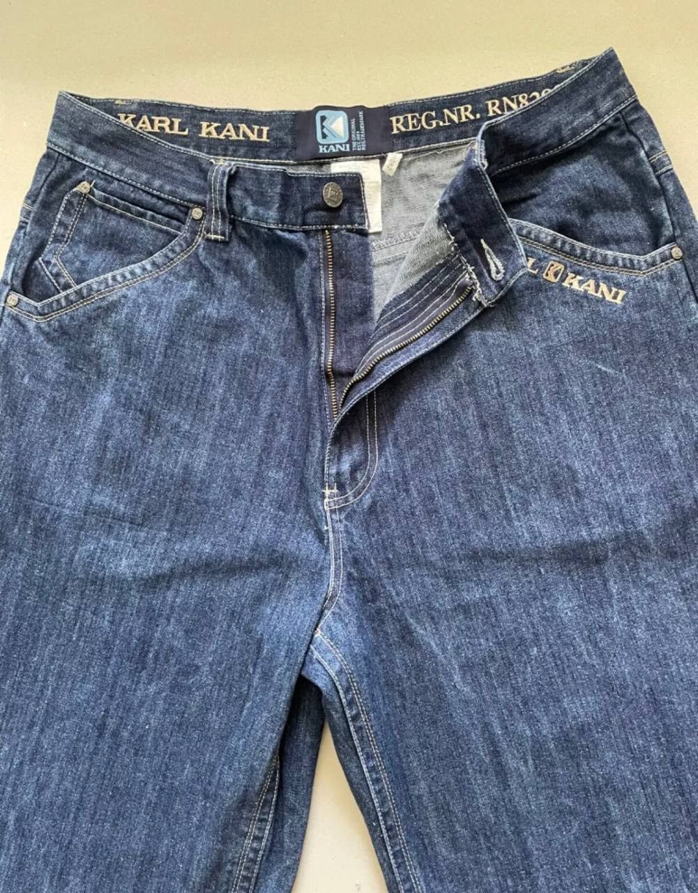 Karl Kani Vintage KARL KANI Denim Shorts Baggy Fit US36 Size US 36 / EU 52 - 5 Thumbnail