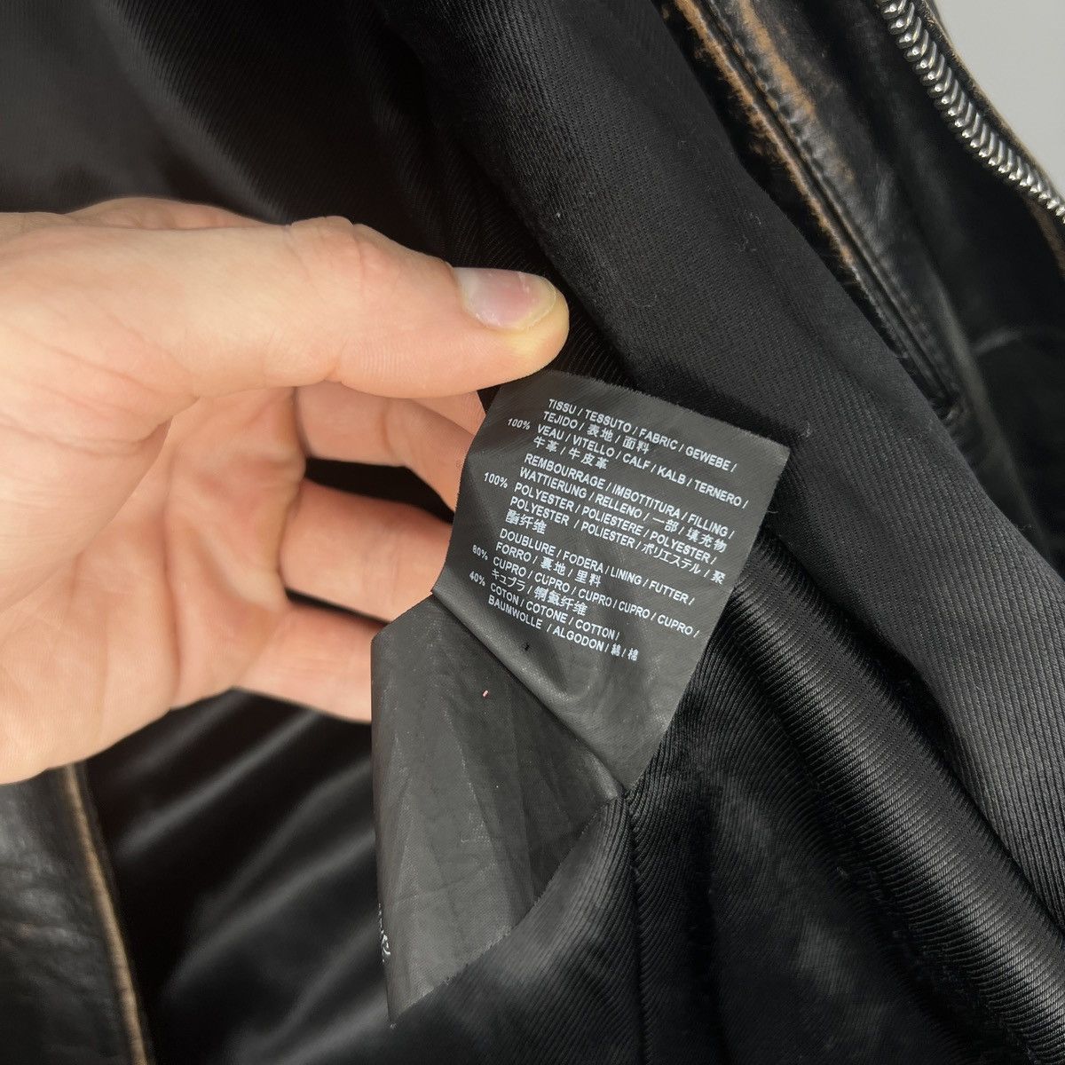 Saint Laurent Paris Saint Laurent anti-smoking leather jacket Size US M / EU 48-50 / 2 - 16 Thumbnail