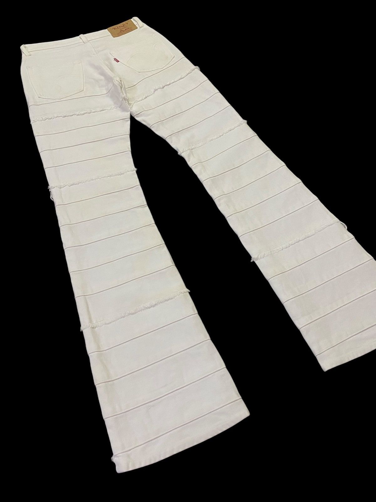Hysteric Glamour Rare Colour🔥Vintage Hysteric Glamour Flare Hagi Denim Pants Size US 28 / EU 44 - 23 Thumbnail