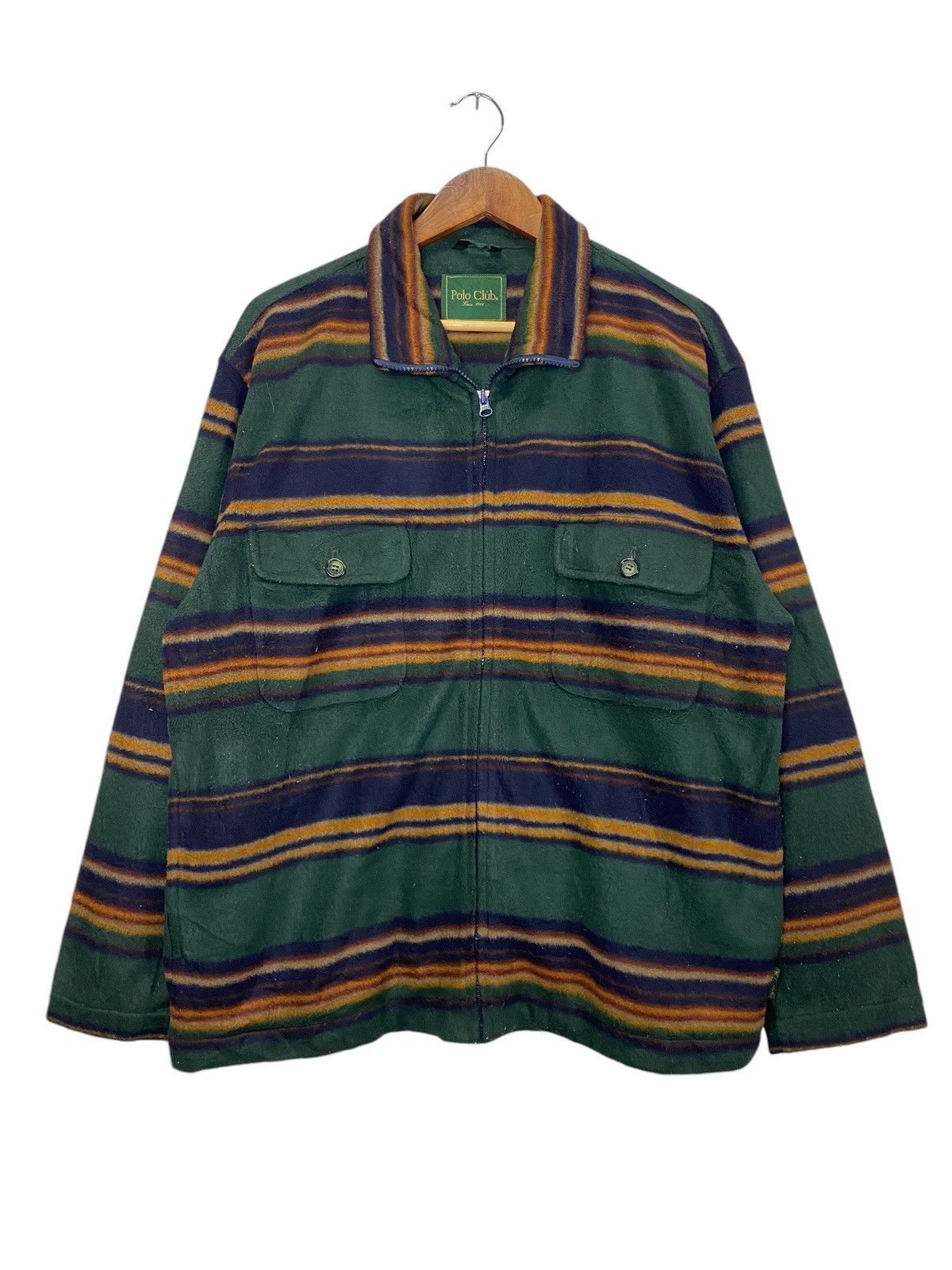 Beverly Hills Polo Club × Vintage Vintage 90’s Polo Club Fleece Jacket Size US M / EU 48-50 / 2 - 1 Thumbnail