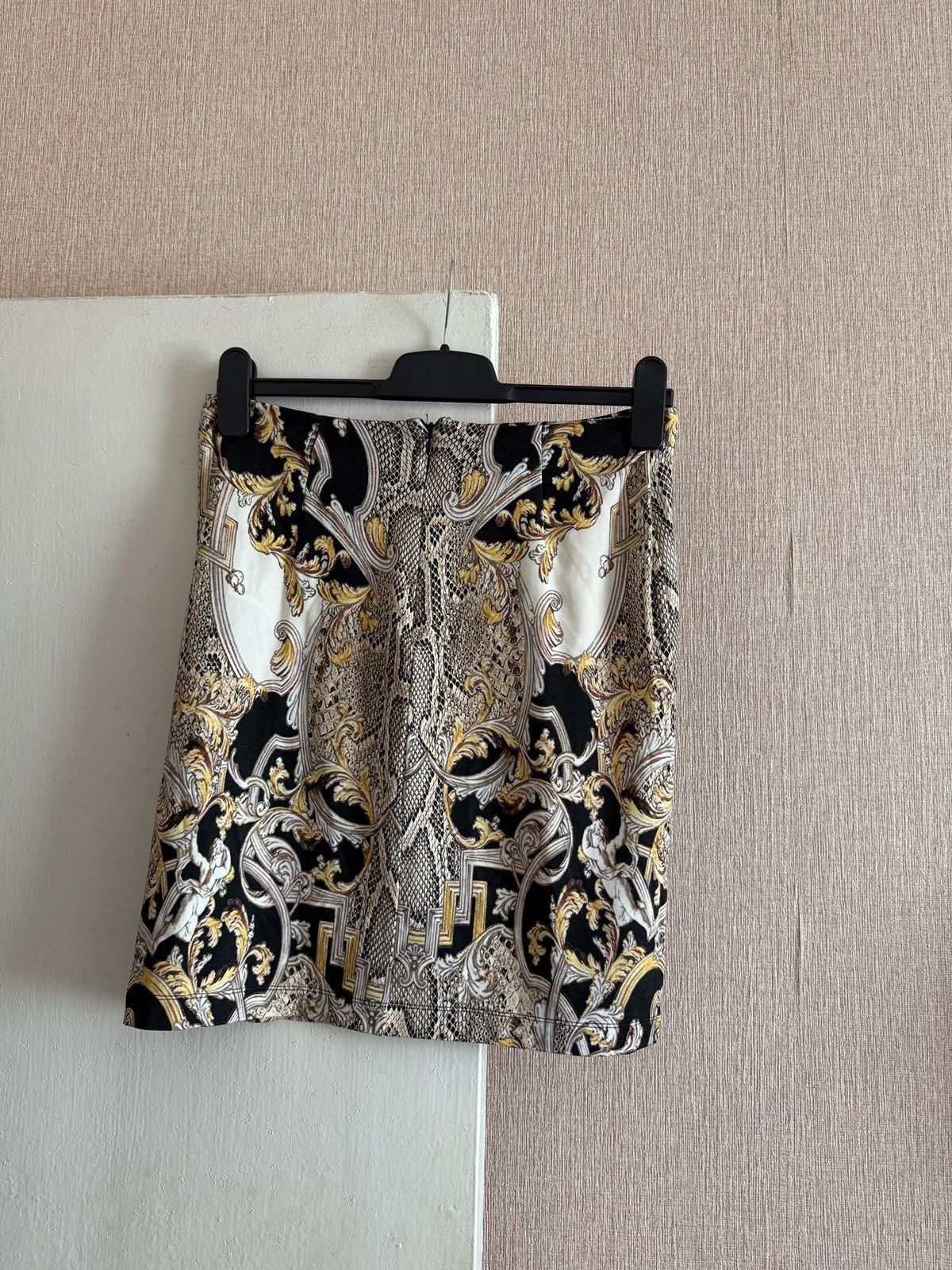 Just Cavalli Vintage Just Cavalli Skirt Women Baroque Print Mini Pencil Size M / US 6-8 / IT 42-44 - 6 Thumbnail