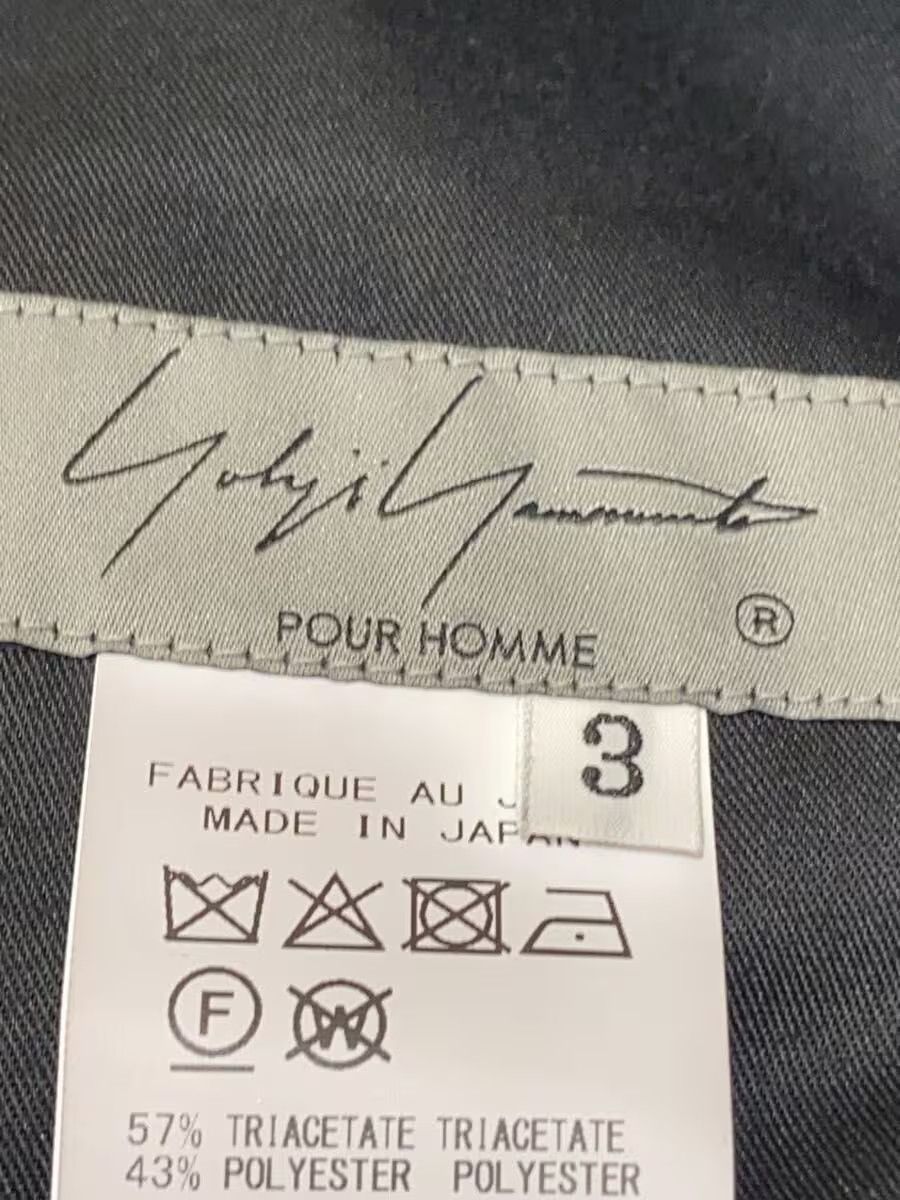 Yohji Yamamoto YOHJI YAMAMOTO POUR HOMME/TA TUXEDO CUFFS PANTS Size US 36 / EU 52 - 4 Thumbnail