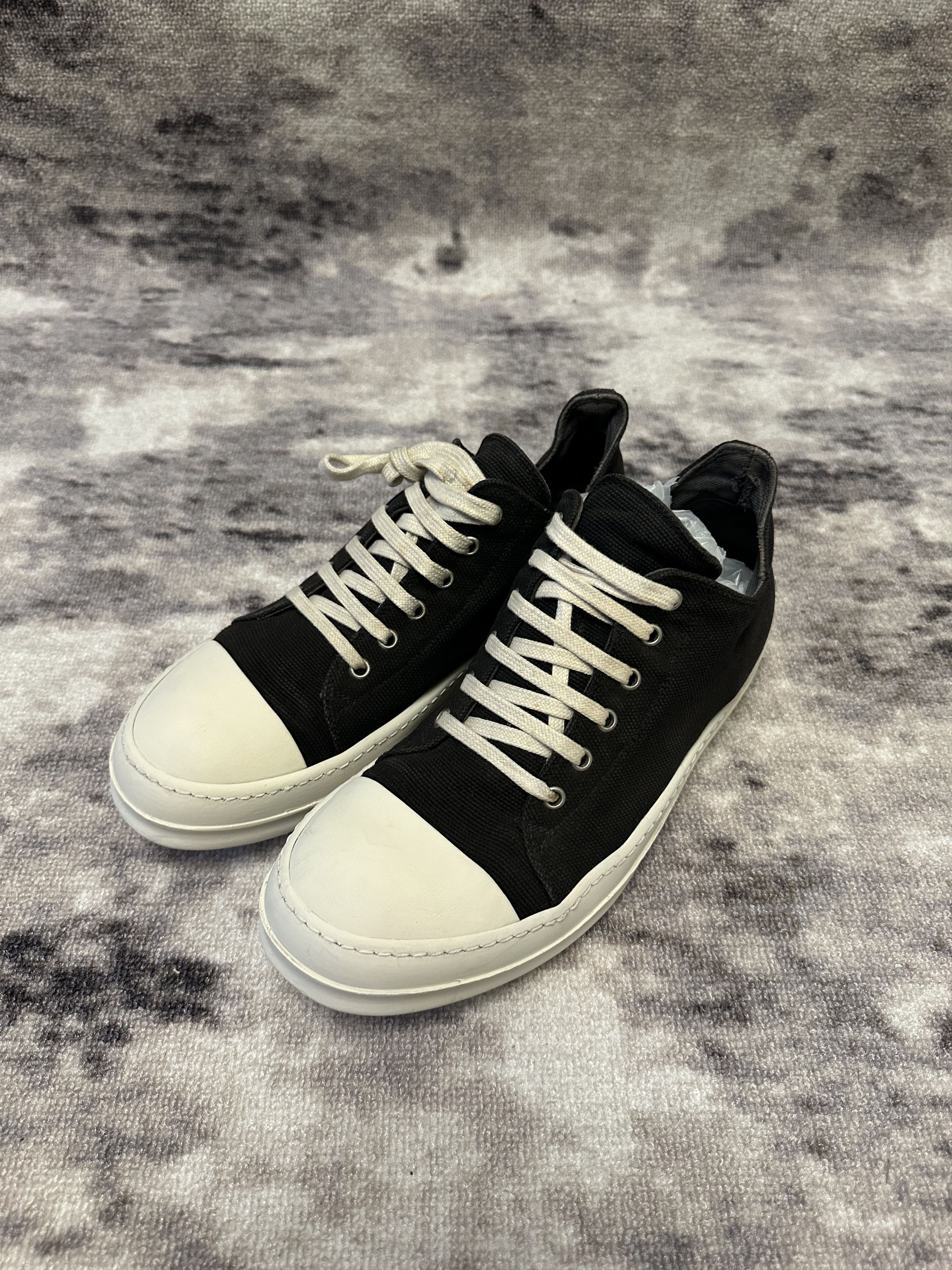 Rick Owens Rick Owens Ramones Low Black Size US 9 / EU 42 - 1 Thumbnail