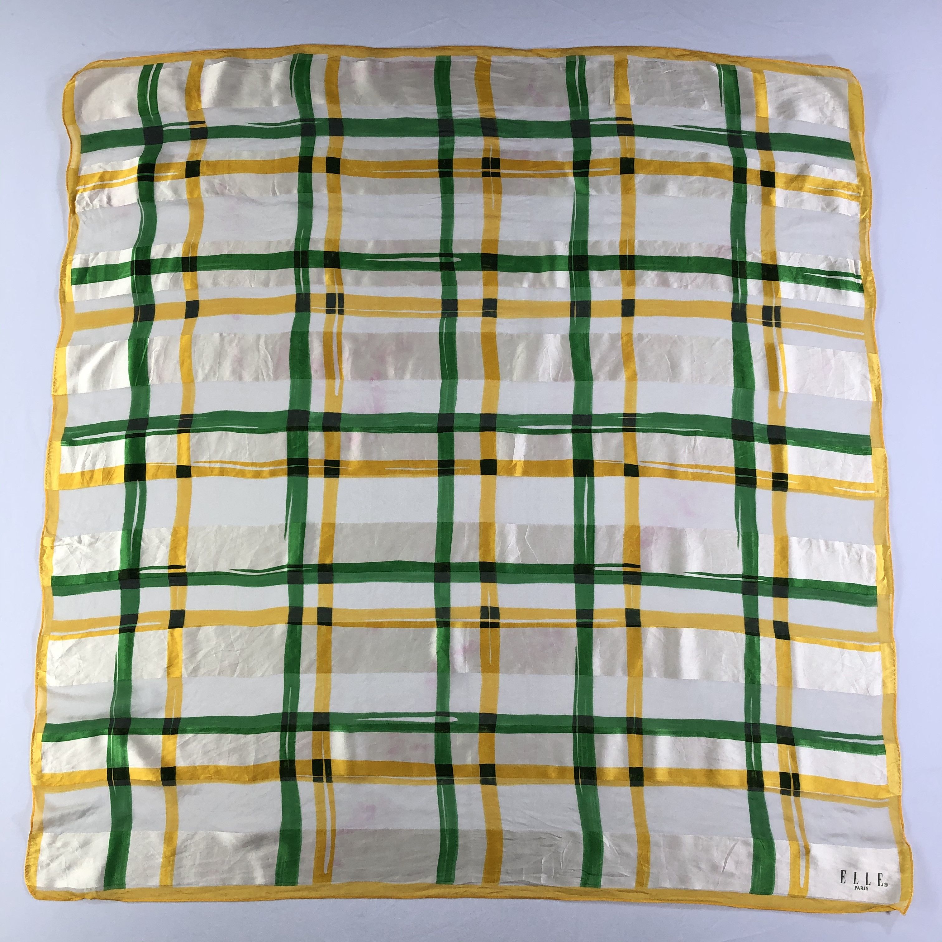 Vintage Vintage Elle Silk Scarf Size ONE SIZE - 2 Thumbnail