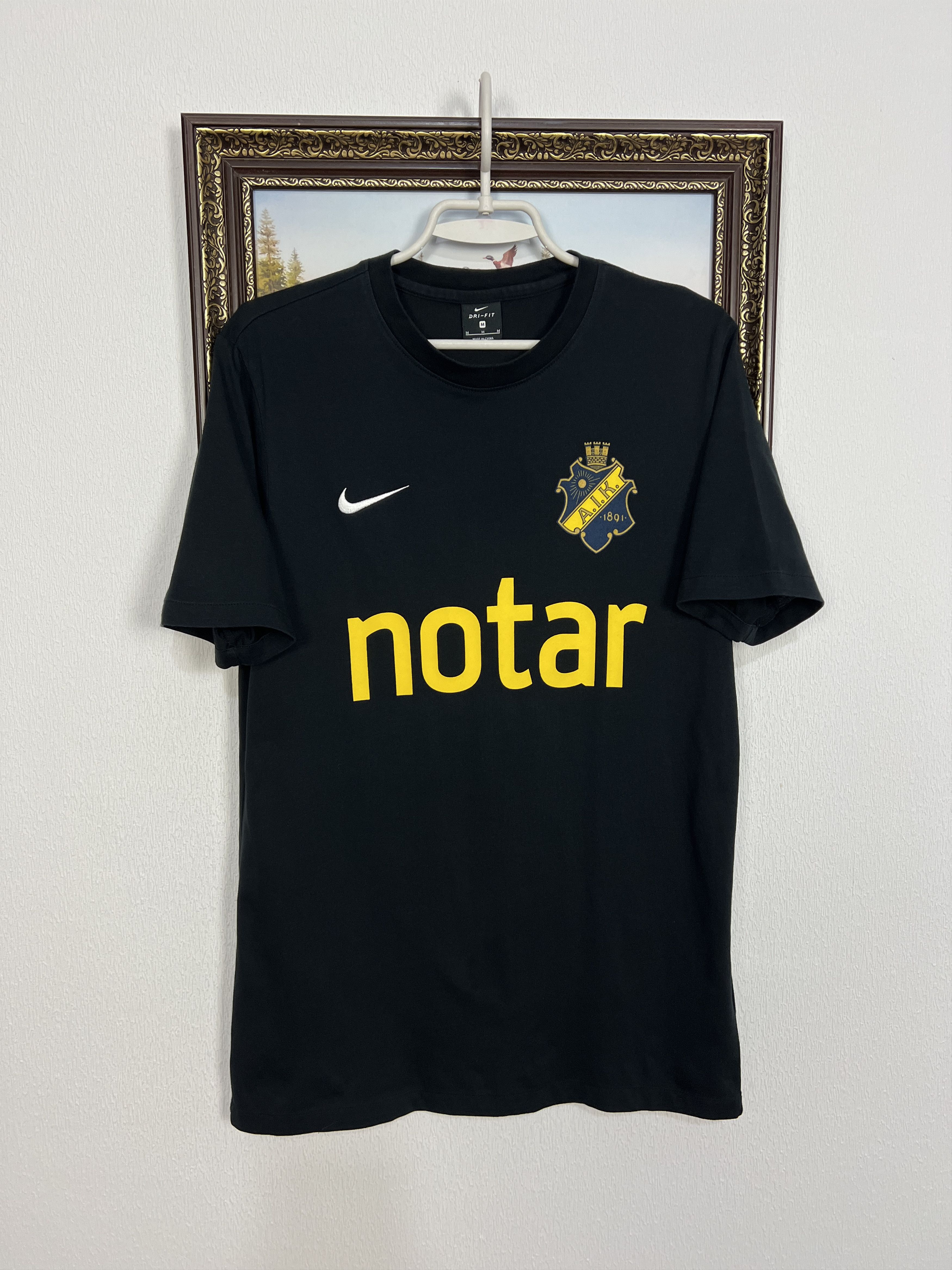 Nike AIK Stockholm Football Train Shirt Soccer Jersey Trikot Rare Size US M / EU 48-50 / 2 - 1 Thumbnail