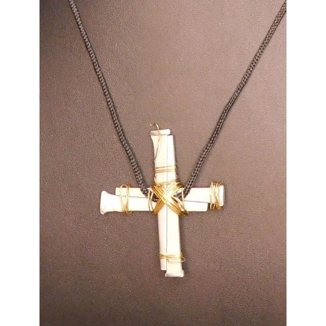 Helly Hansen Handmade Metal Spike Brutalist Cross Necklace Size ONE SIZE - 2 Thumbnail