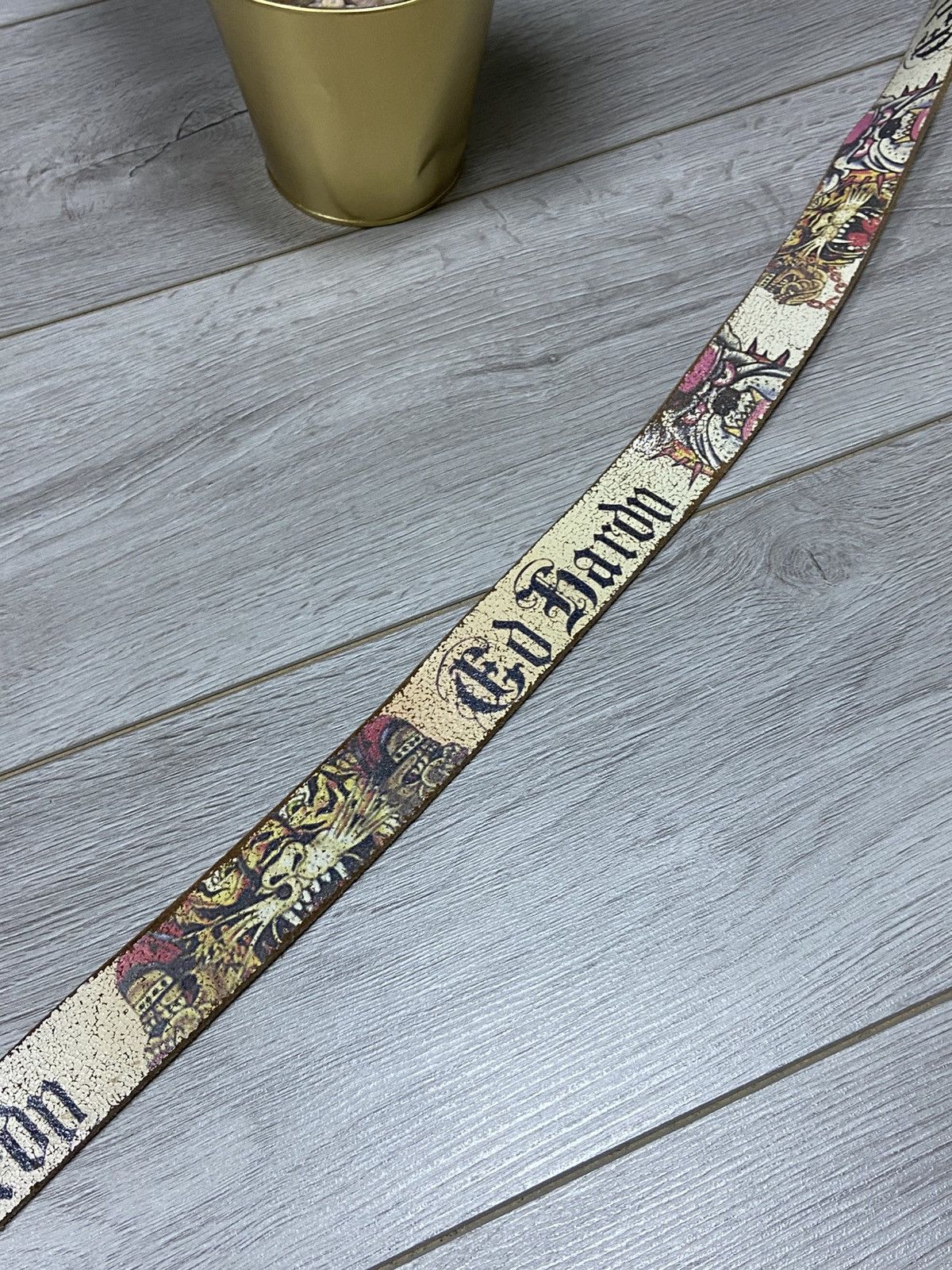 Ed Hardy Ed Hardy tiger 🐯 vintage leather belt Size ONE SIZE - 2 Thumbnail
