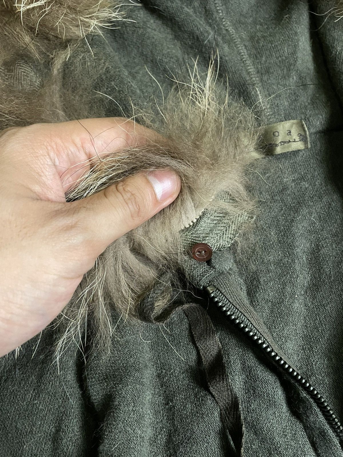 GOA GOA Fur Double Zipper Hoodie Size US XS / EU 42 / 0 - 7 Thumbnail