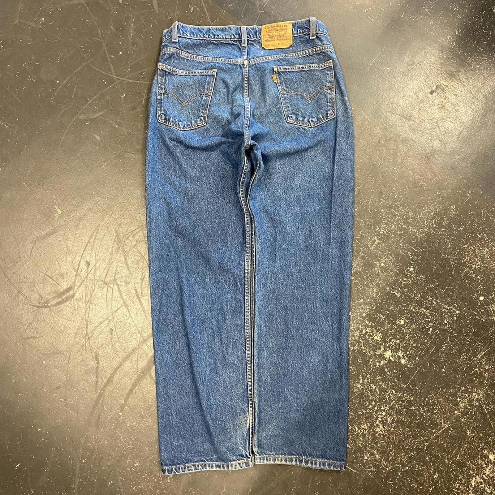 Levi's Vintage Blue Orange Tab 505 Levi Jeans Size US 38 / EU 54 - 1 Thumbnail