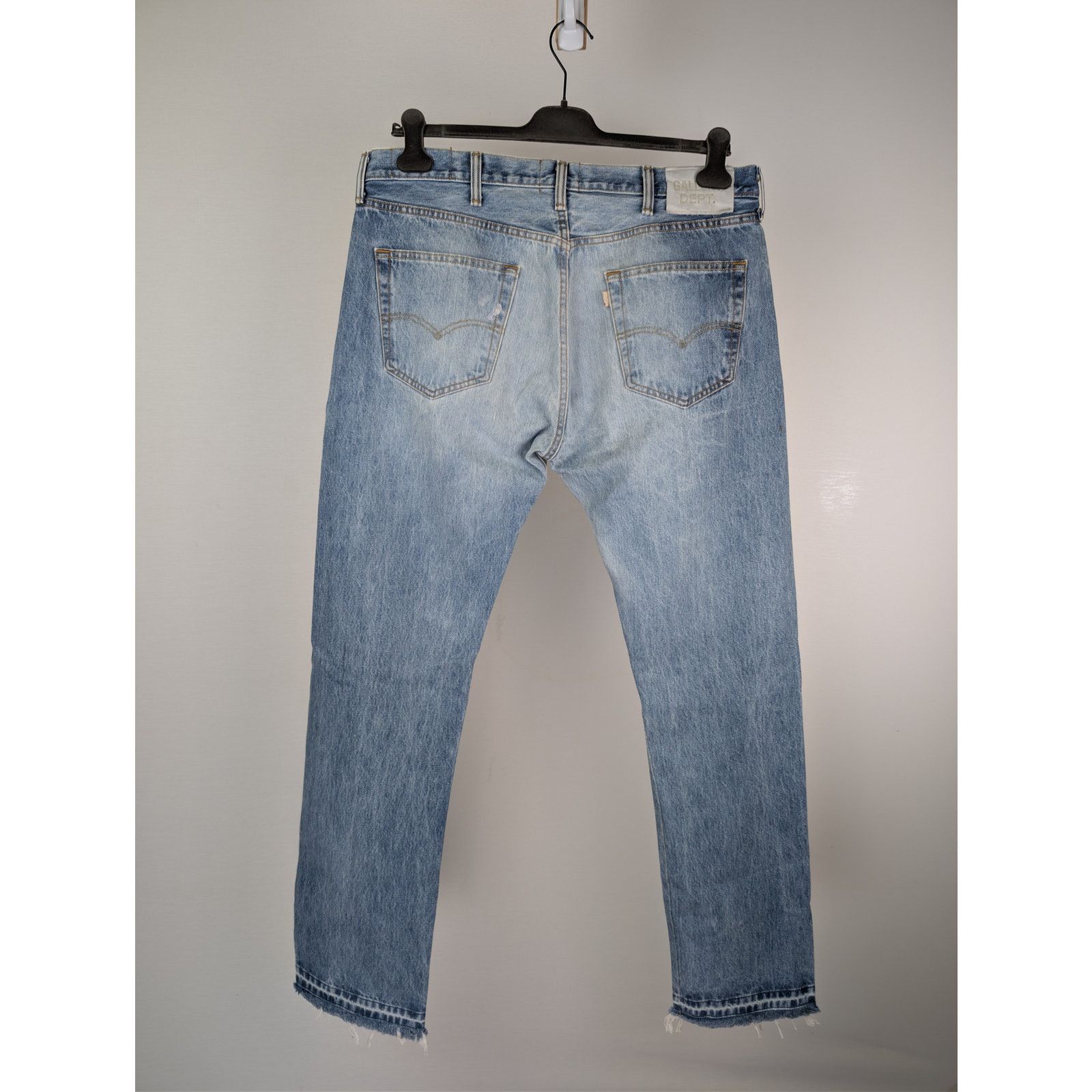 Gallery Dept. o1rshd1 Ken slim-fit paneled distressed denim jeans in blue Size US 36 / EU 52 - 10 Thumbnail