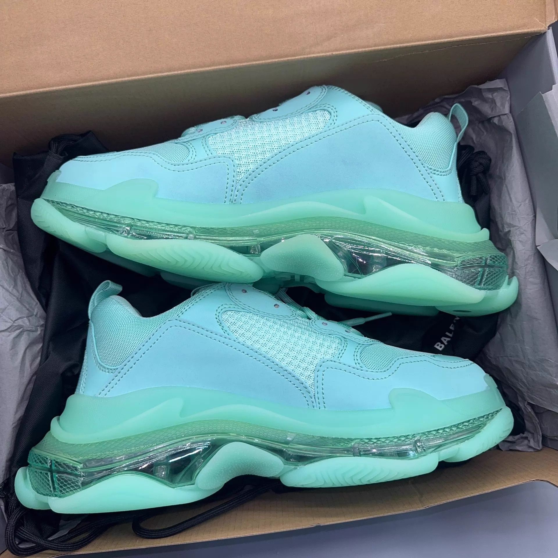 Balenciaga Balenciaga Triple S Blue Size 42 Size US 9 / EU 42 - 5 Thumbnail