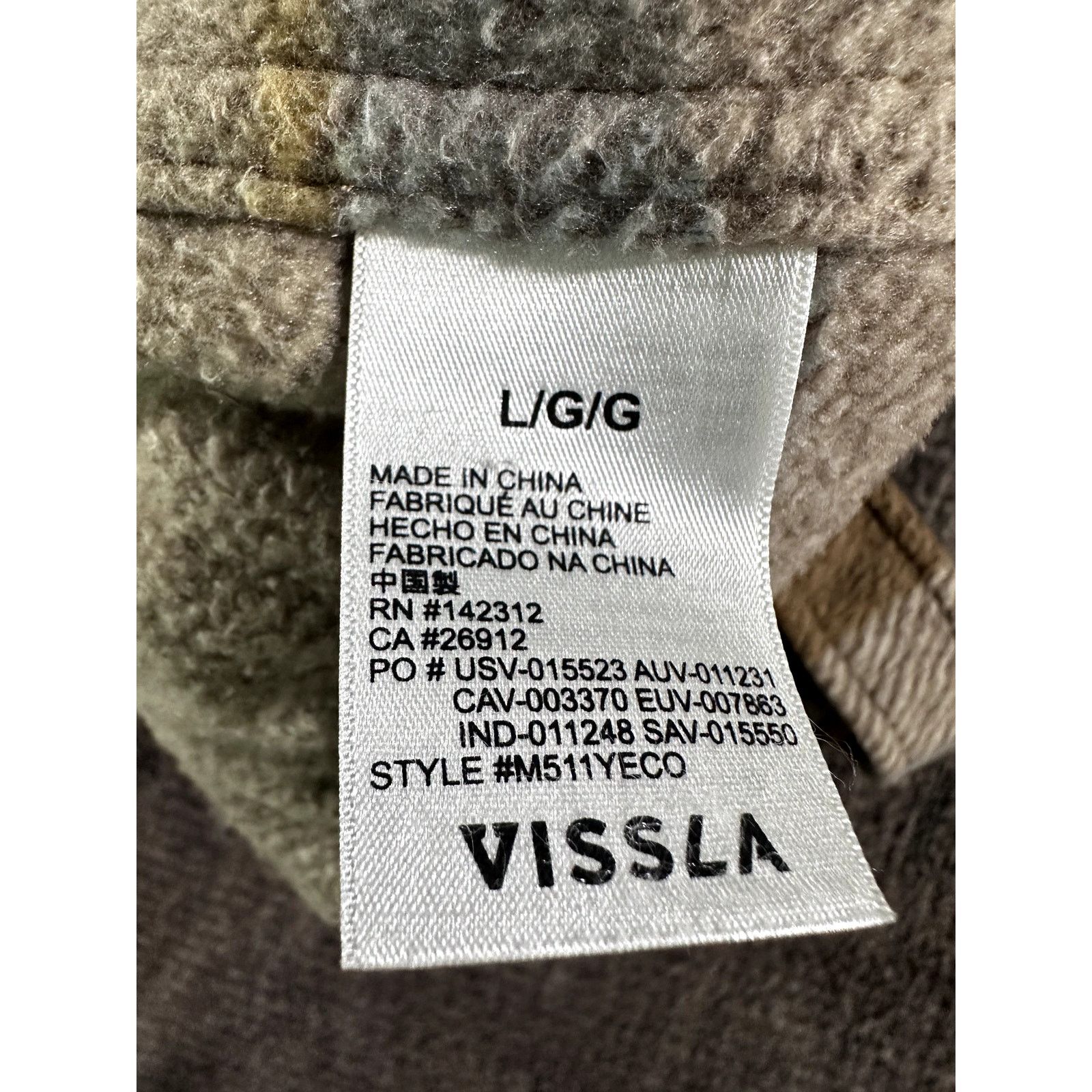 Vissla Vissla Eco-Zy Polar Flannel Men's Striped Shacket Large Size US L / EU 52-54 / 3 - 11 Thumbnail