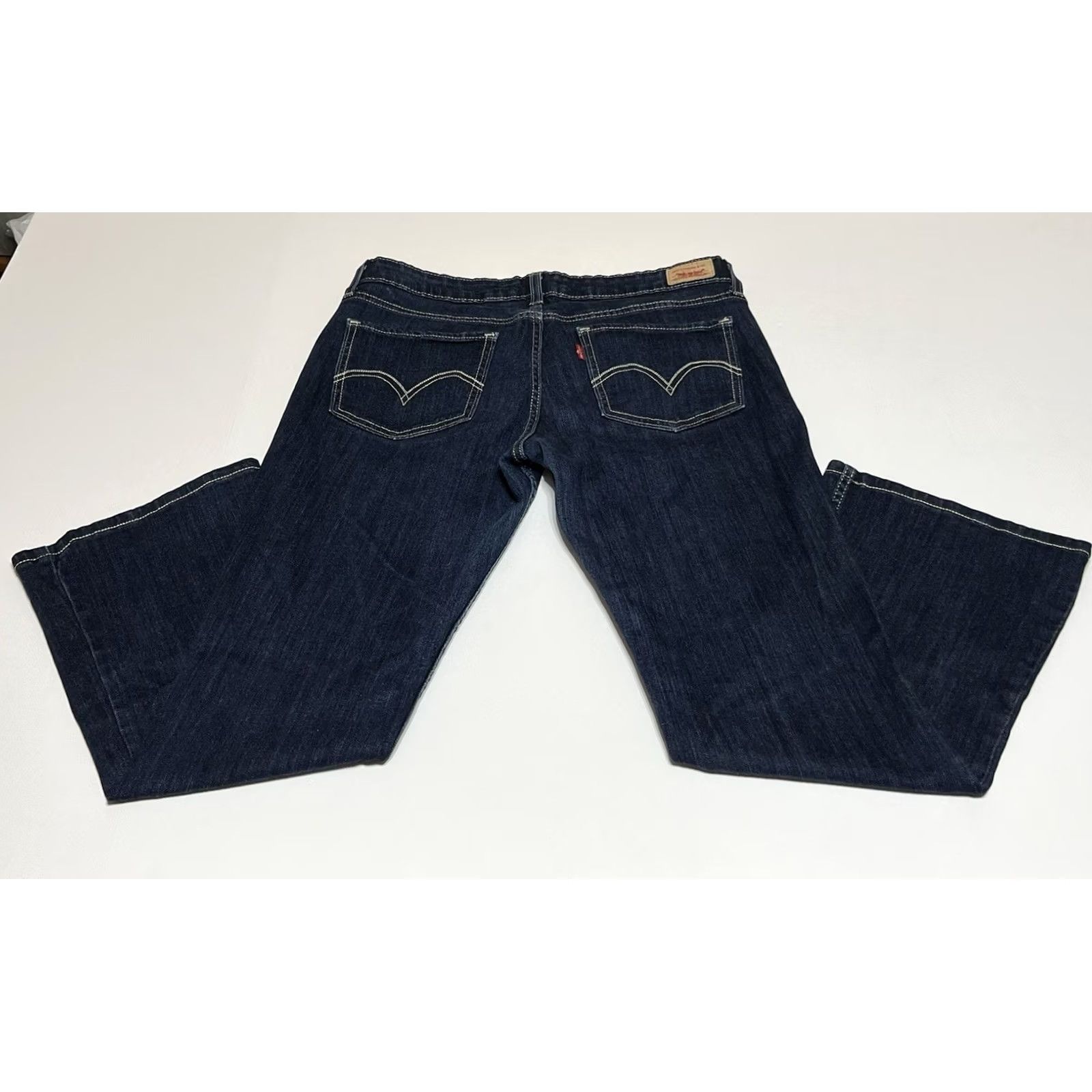 Levi's Levi's Womens 518 Bootcut Jeans Jeans 11M 33x26 Blue Distinctive Logo Pockets Denim Light Stretch Regular Rise Low Rise N/A Size 32" / US 10 / IT 46 - 2 Thumbnail