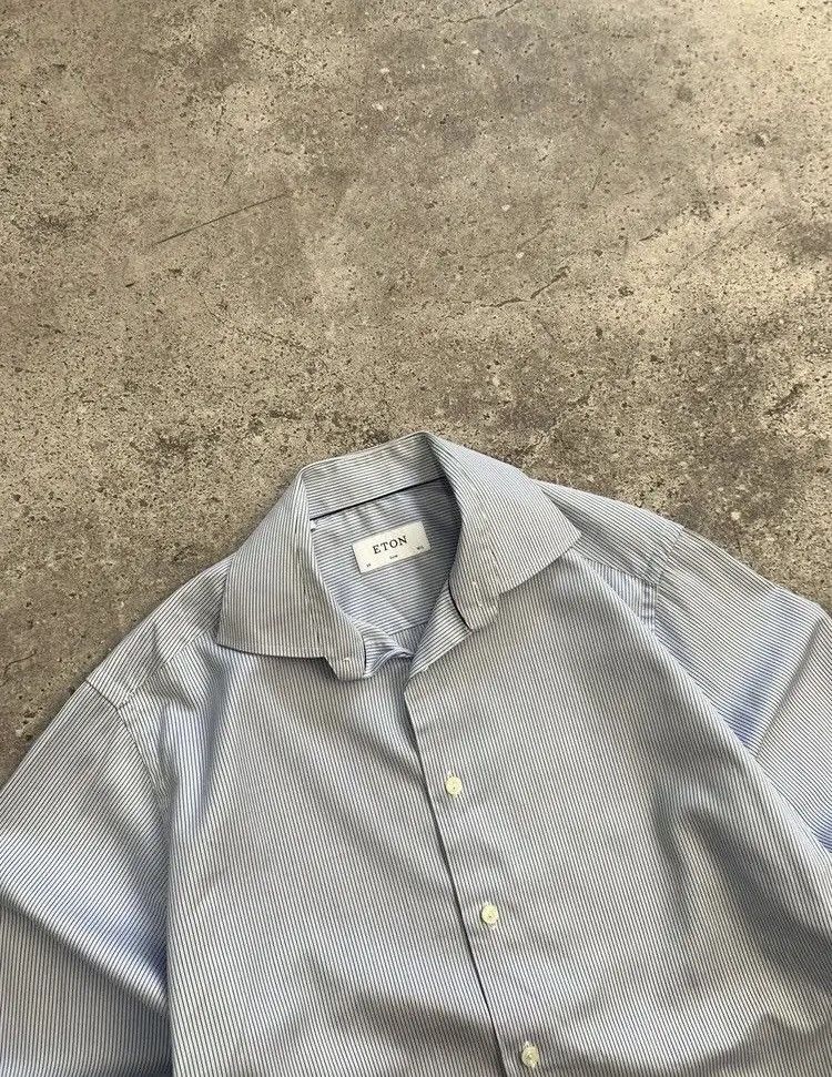 Designer × Eton Luxury Shirt Eton Vintage OldMoney Archival Clothes Watanabe Size US M / EU 48-50 / 2 - 4 Thumbnail