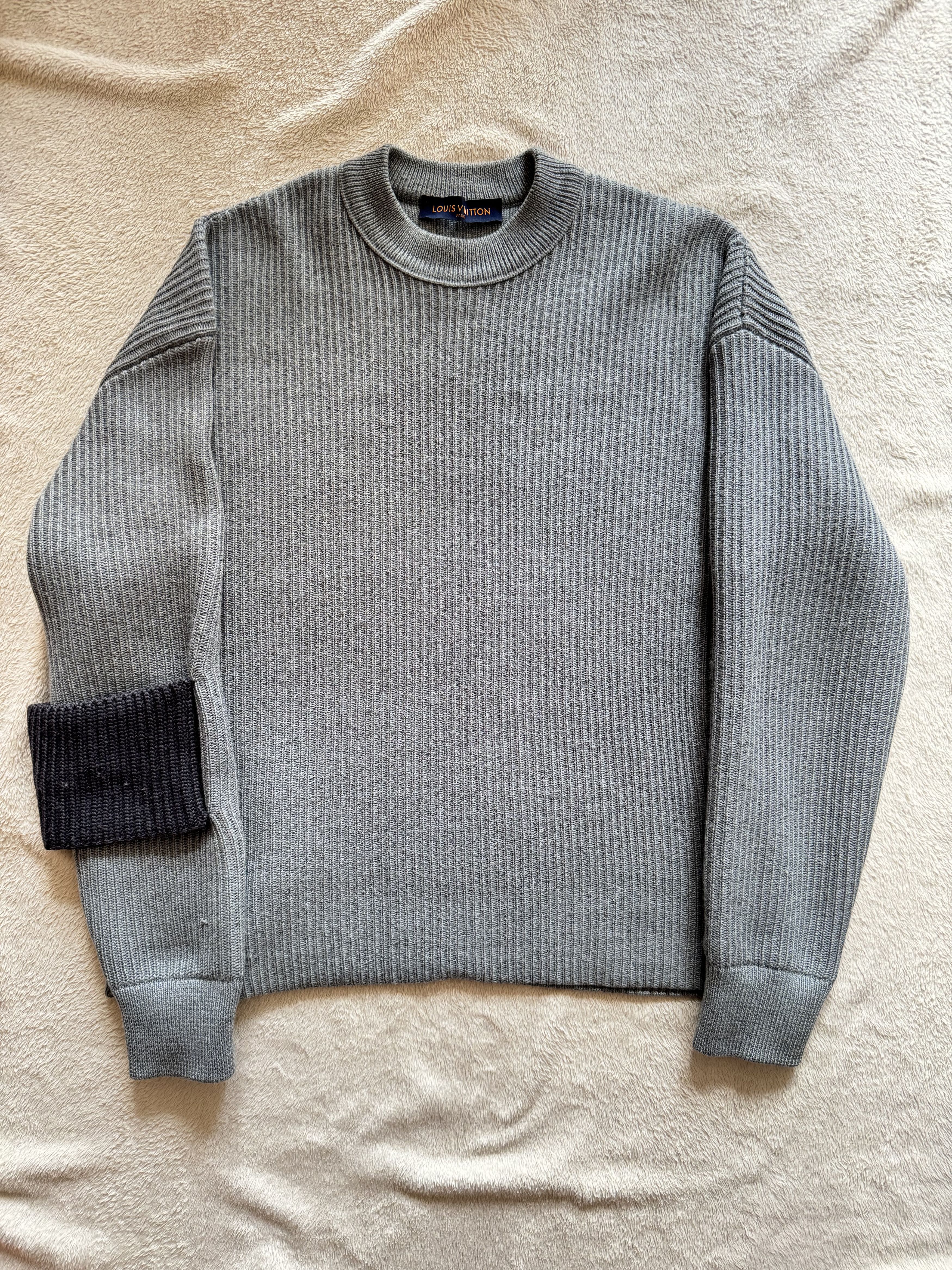 Louis Vuitton Louis Vuitton Wool Logo Back Slogan Embroidery Print Sweater Size US S / EU 44-46 / 1 - 2 Thumbnail