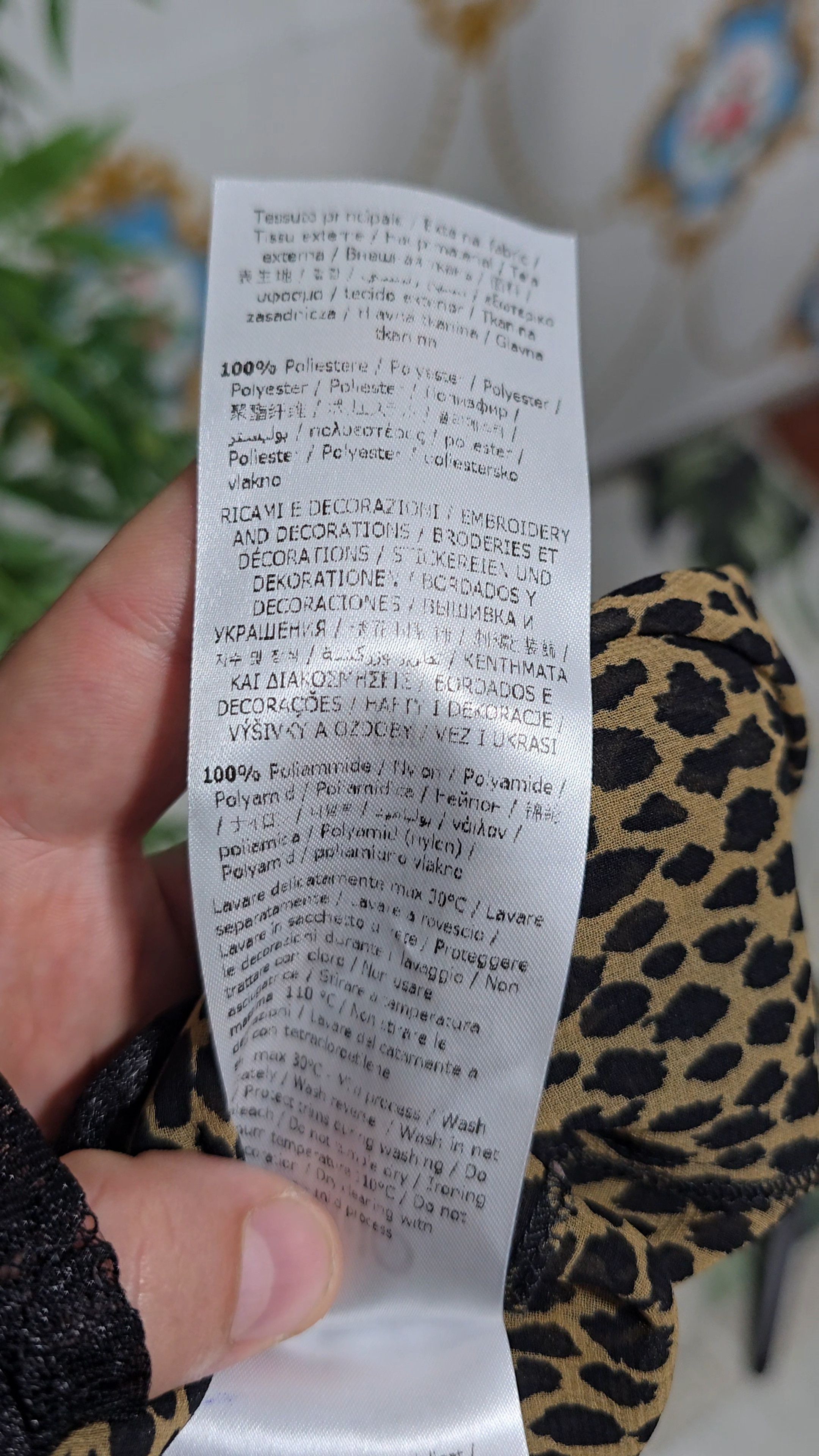 Liu Jo LIU JO ,long-sleeve faux-wrap dress brown and black leopard Size M / US 6-8 / IT 42-44 - 14 Thumbnail
