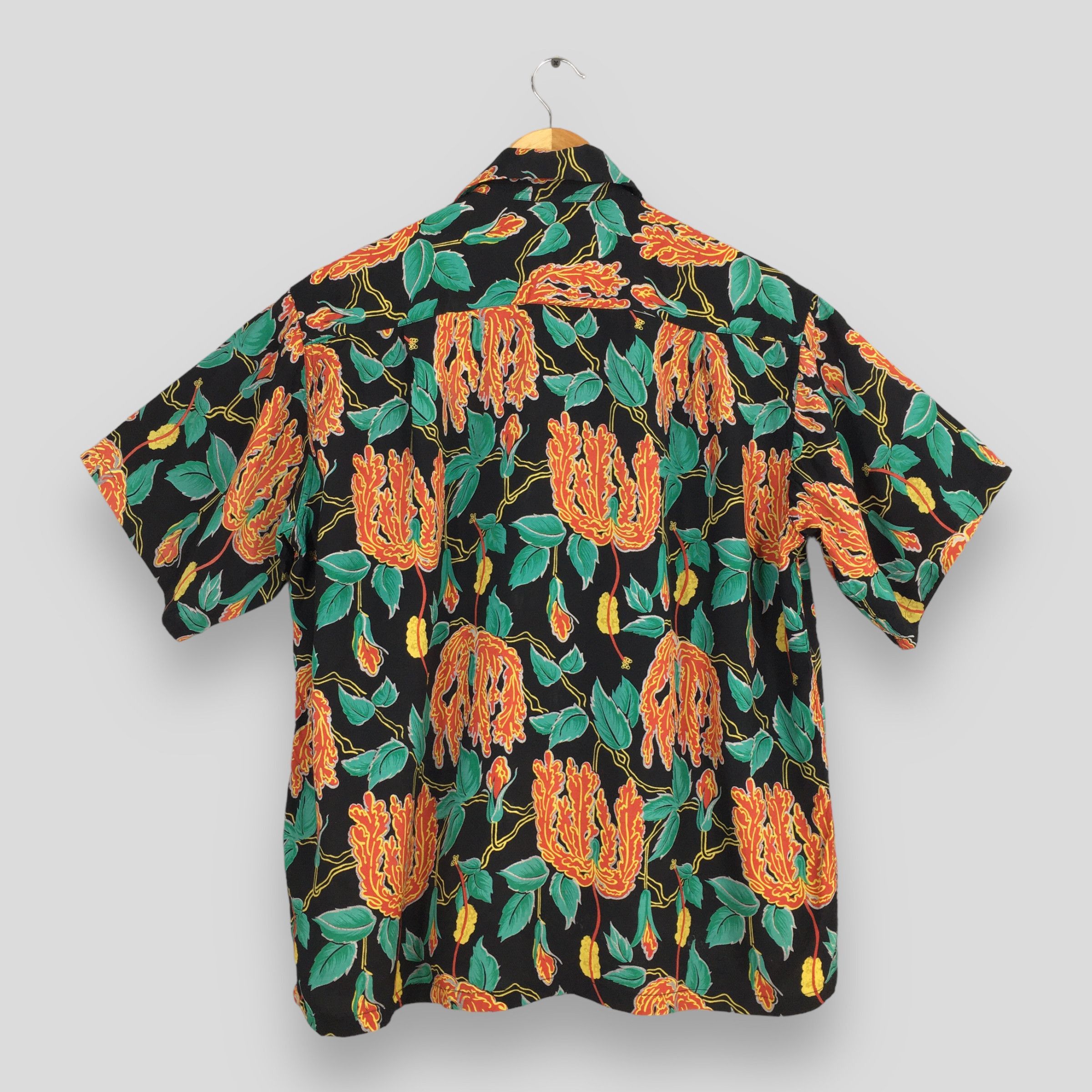 IOLANI Vintage 90s Leaves Hawaii Aloha Tropical Shirts Medium Size US M / EU 48-50 / 2 - 6 Thumbnail