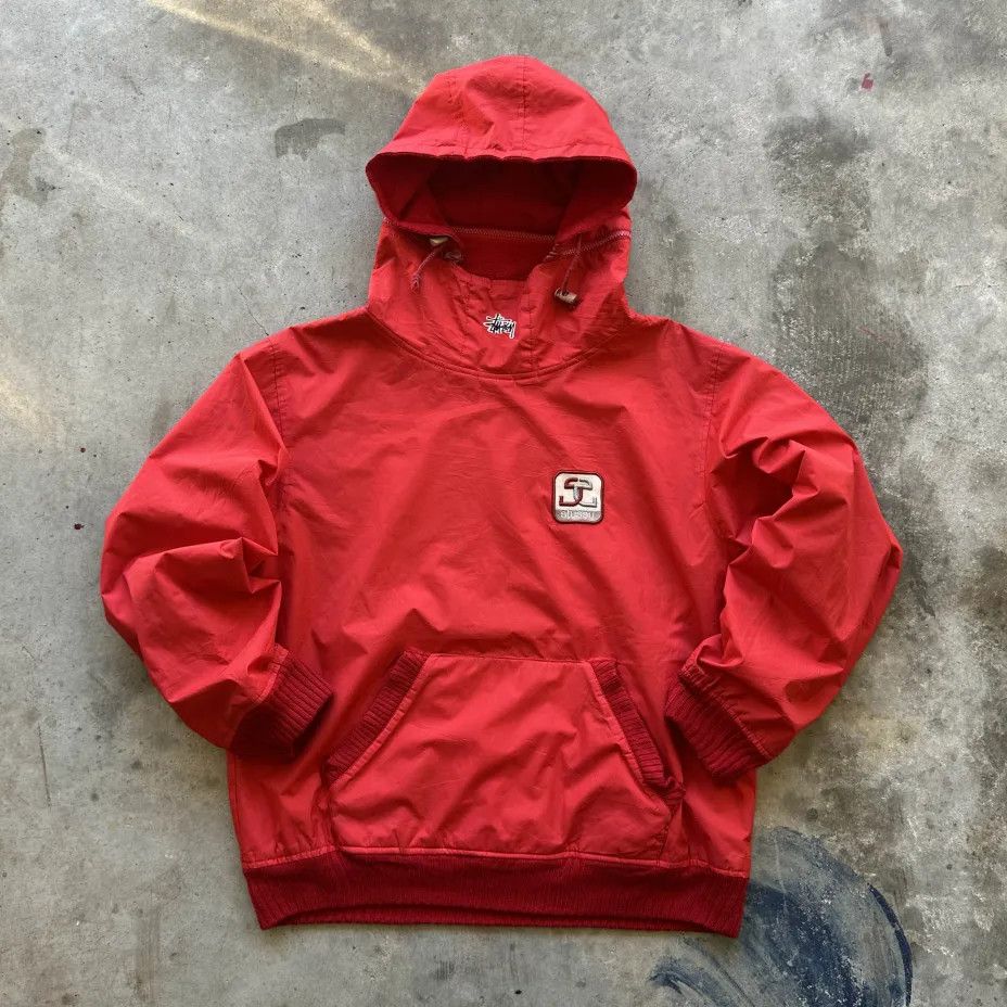 Stussy Vintage 90s Stüssy Reverisble Hooded Jacket Size XL Size US XL / EU 56 / 4 - 1 Thumbnail