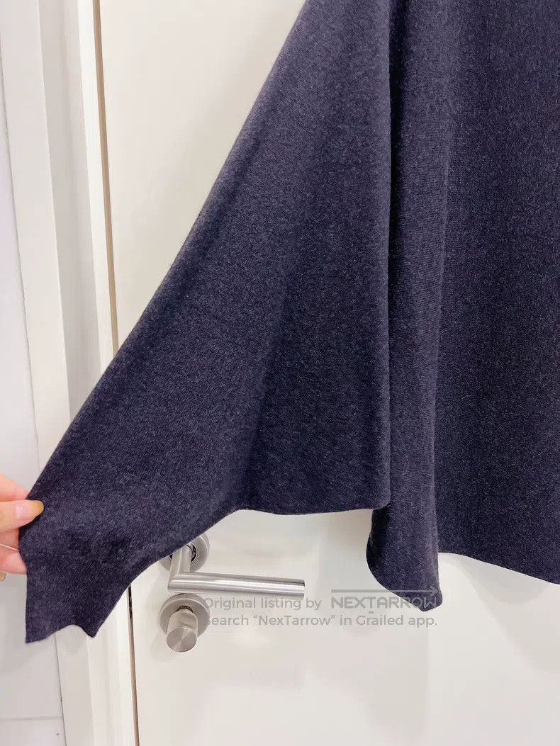 Hermes Hermes Dark Gray Batwing Loose Cashmere Knit Sweater Size XXS / US 00 / IT 34 - 4 Thumbnail