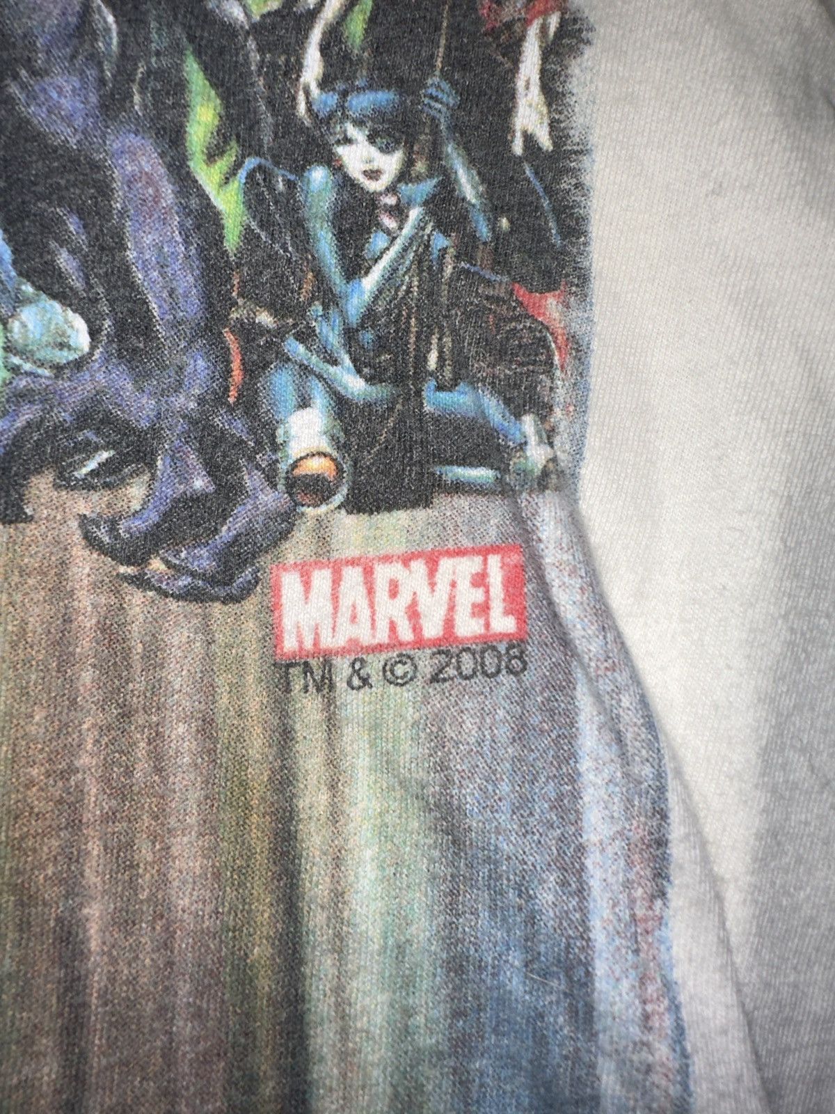Marvel Comics 2008 Multi Character Marvel T Shirt Size US S / EU 44-46 / 1 - 2 Thumbnail