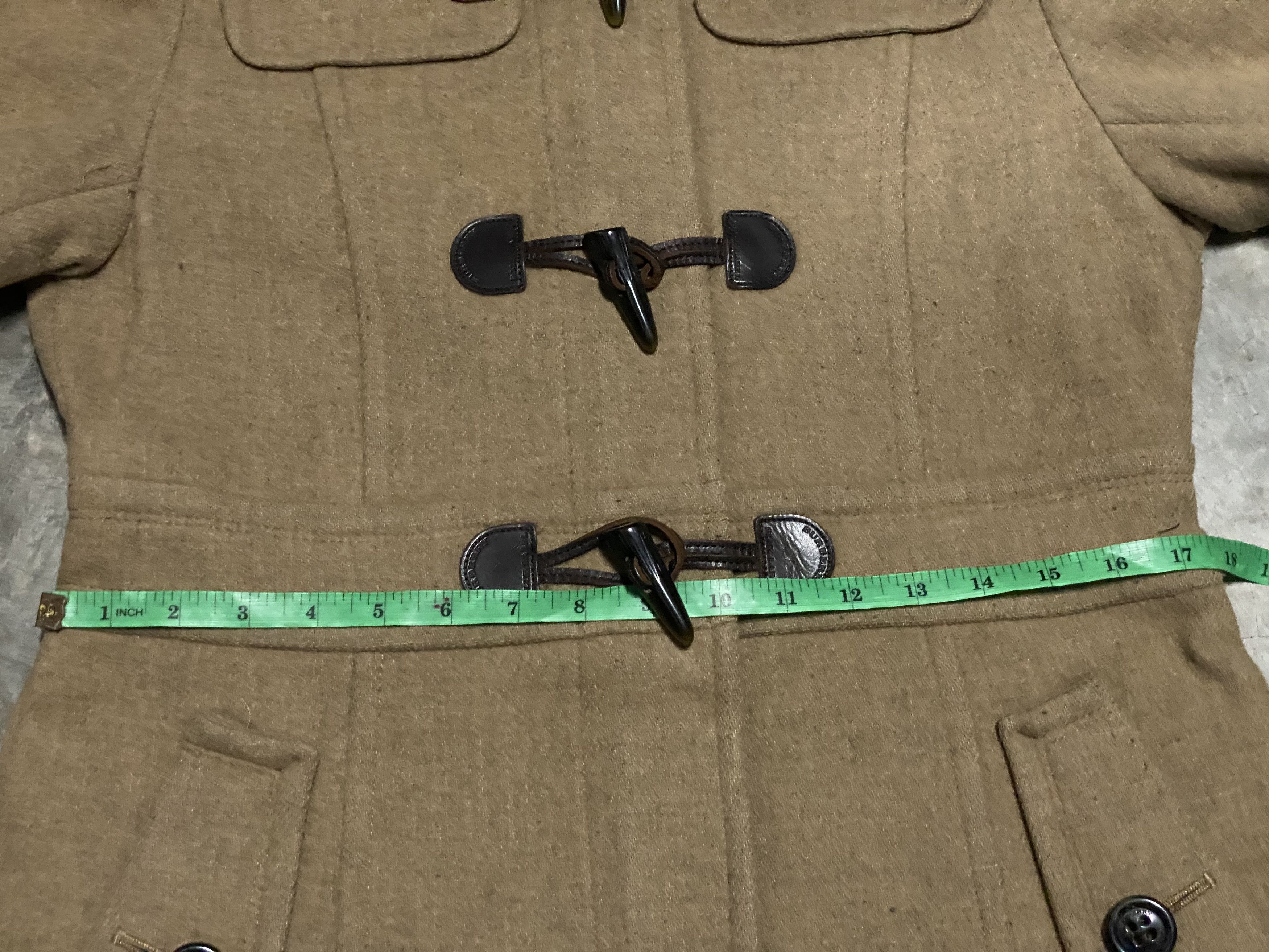 Burberry Blue Label Novacheck Lining Duffel Wool Jacket