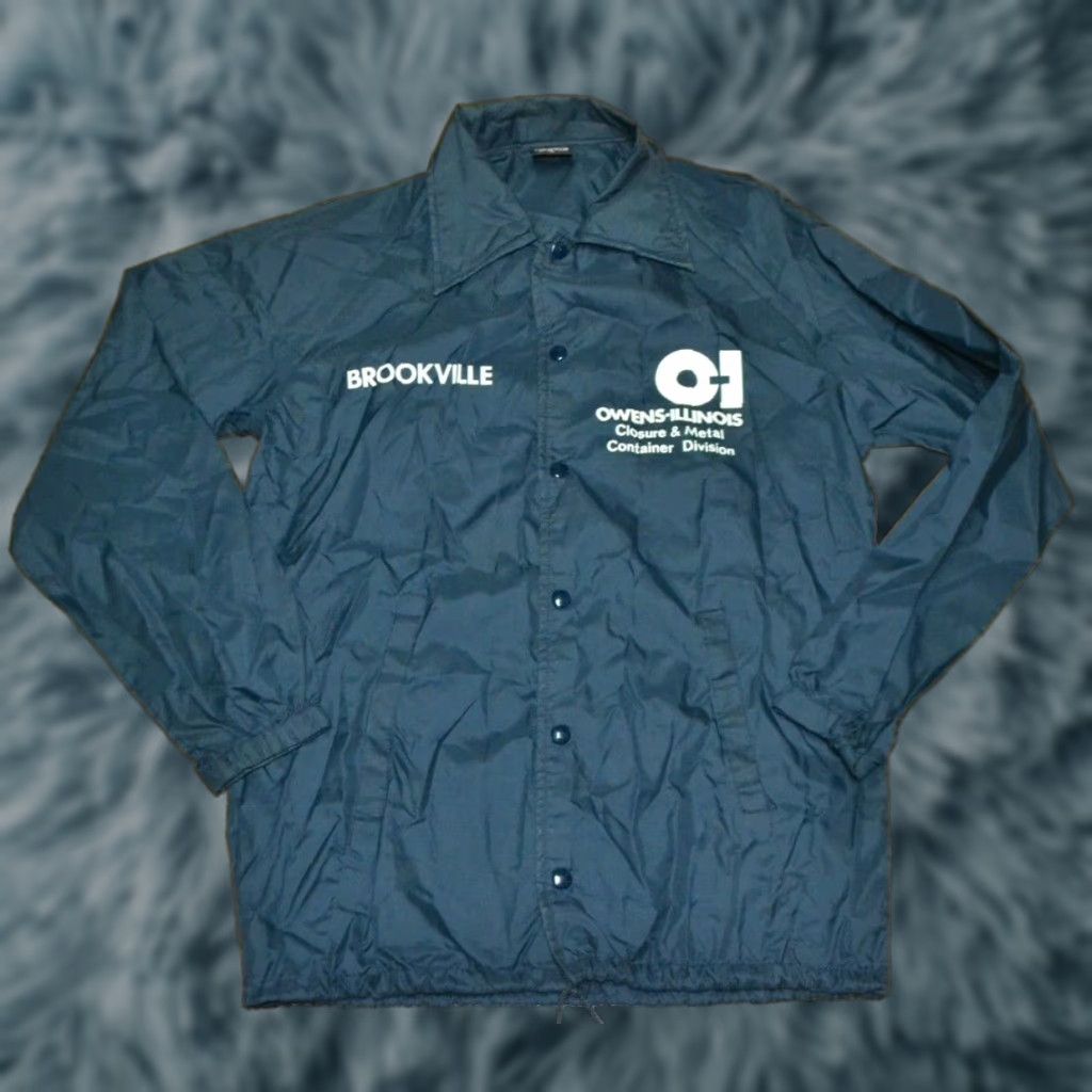Vintage VINTAGE Sports Master Windbreaker Jacket Small S Nylon Blue Men's Jacket Closure Button 90s Work Size US S / EU 44-46 / 1 - 1 Thumbnail