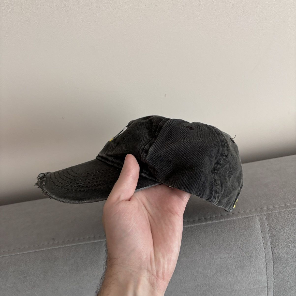 Caterpillar Vintage Faded And Distressed Cap CAT Size ONE SIZE - 3 Thumbnail