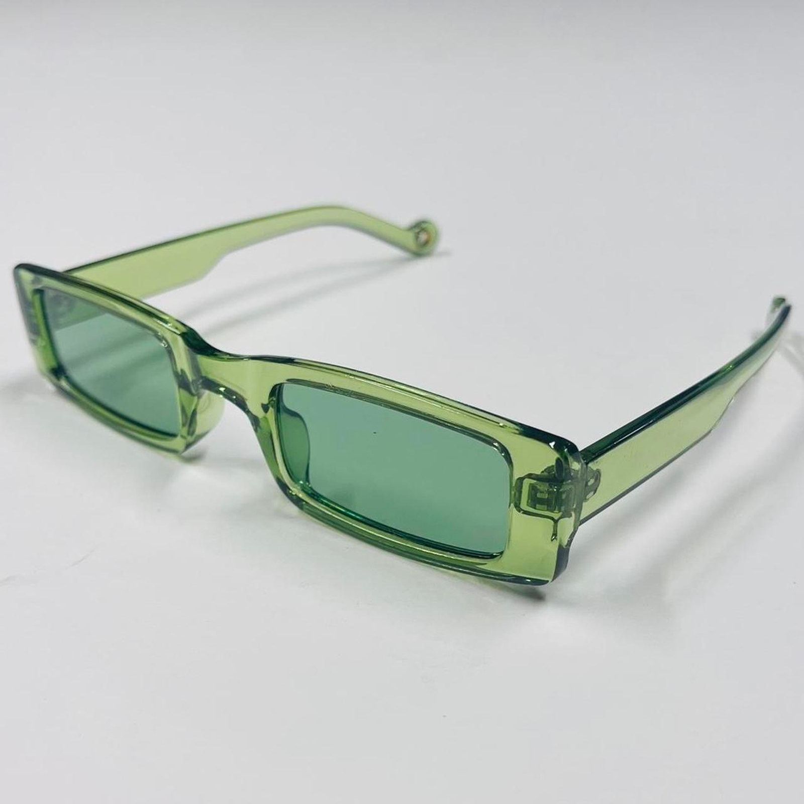 Vintage Y2k 2000s vintage style clear green surfer sunglasses Size ONE SIZE - 1 Thumbnail