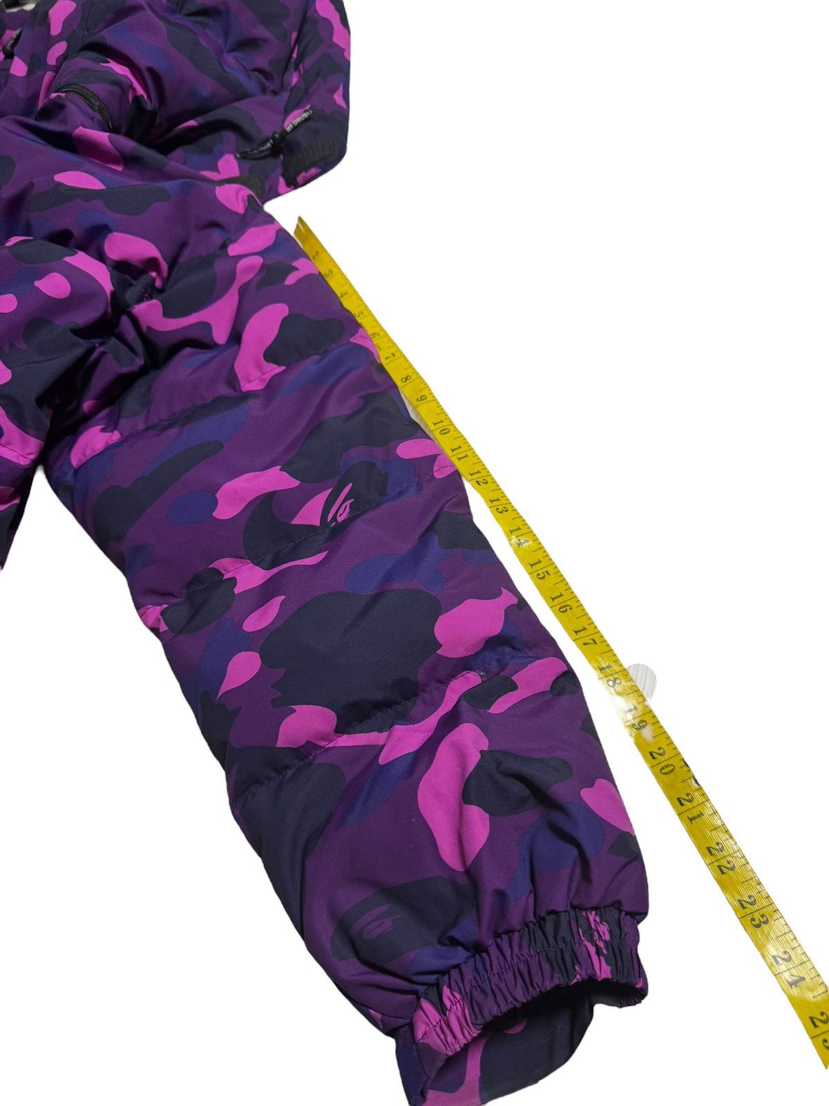 Bape BAPE Hooded Puffer Down Jacket Purple camo Size US M / EU 48-50 / 2 - 8 Thumbnail