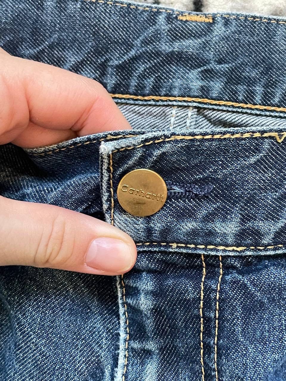 Carhartt × Vintage Carhartt Rockin Pant Jeans Distressed Vintage 34 Size Logo Size US 34 / EU 50 - 5 Thumbnail