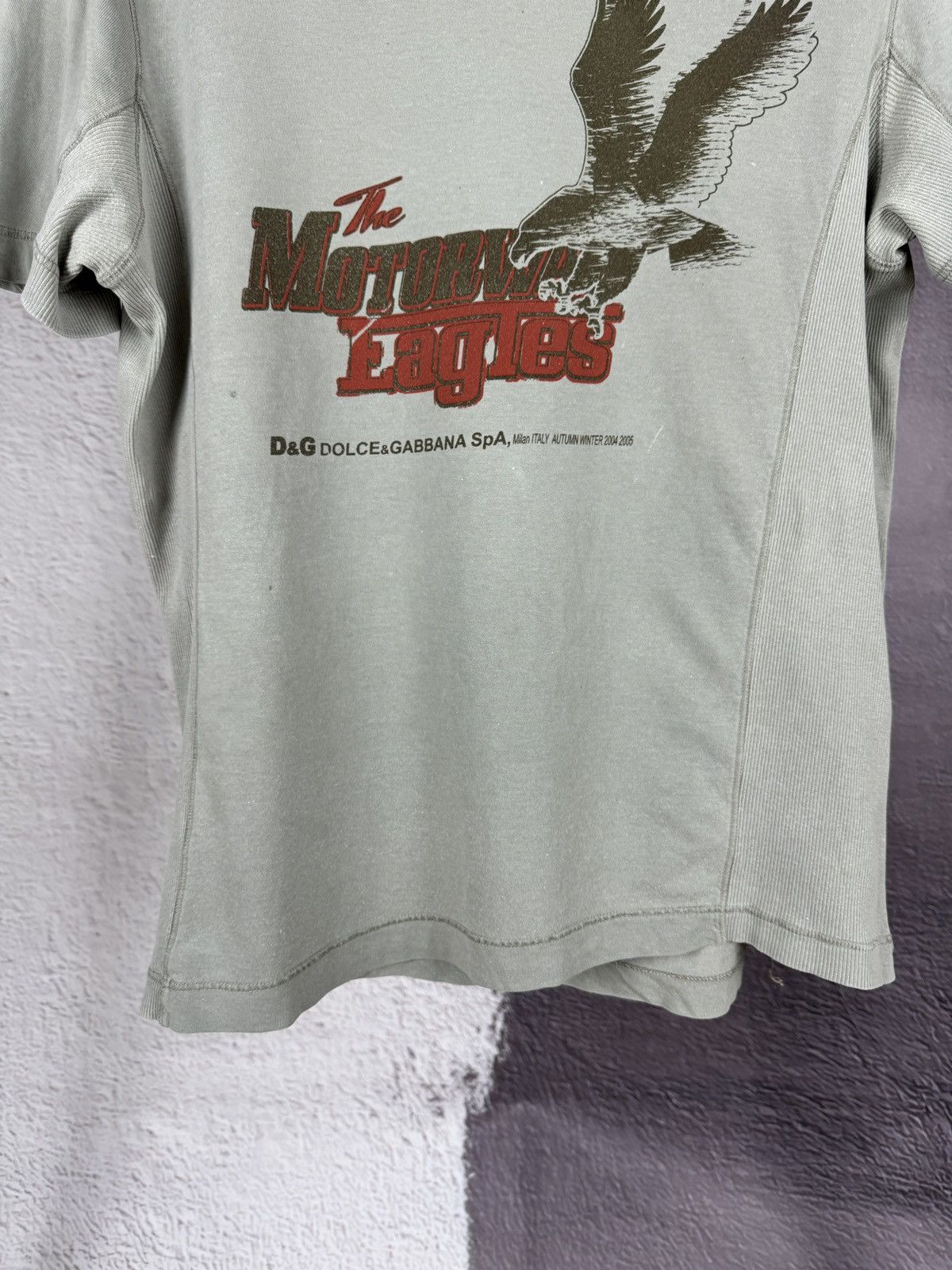 Dolce & Gabbana Dolce & Gabbana The Motorway Eagles vintage AW 2004 2005 tee Size US M / EU 48-50 / 2 - 11 Thumbnail