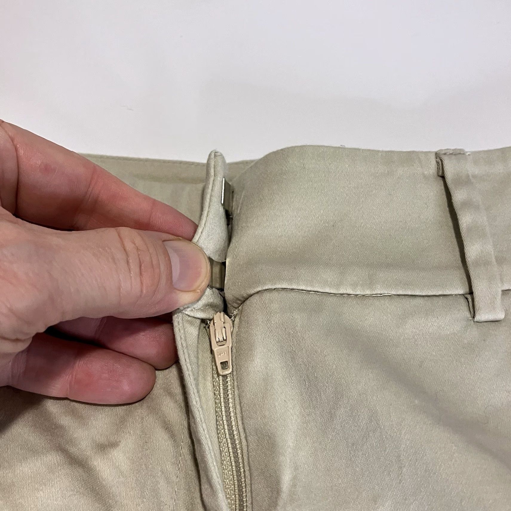 Sea New York VINTAGE None Women's Shorts Chino Flat Front Khaki Spring Summer Casual 30in Beige Size 26" / US 2 / IT 38 - 5 Thumbnail