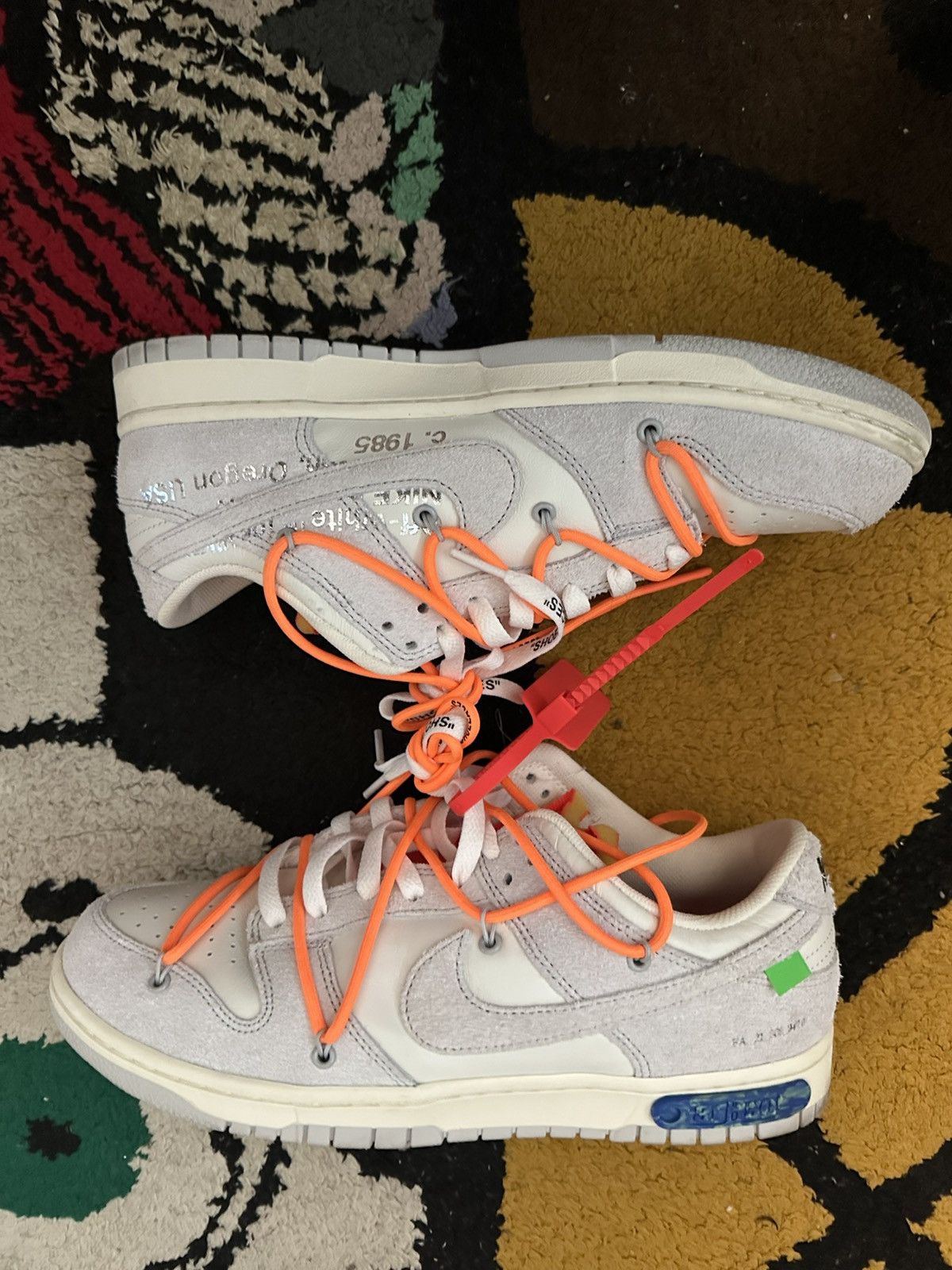 Nike × Off-White Off-White x Dunk Low lot 31 of 50’ Size US 10.5 / EU 43-44 - 2 Thumbnail