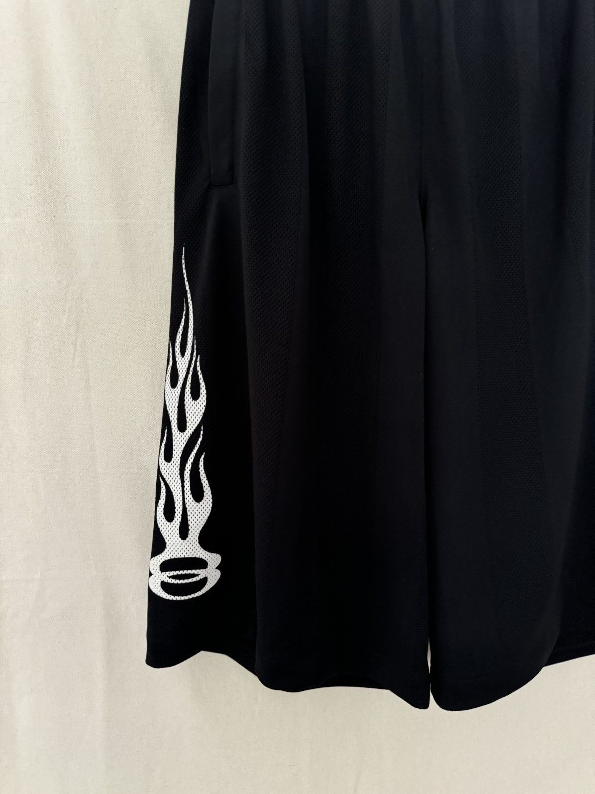 Balenciaga Burning Unity Baggy Shorts in black striped mesh Size US 30 / EU 46 - 3 Thumbnail