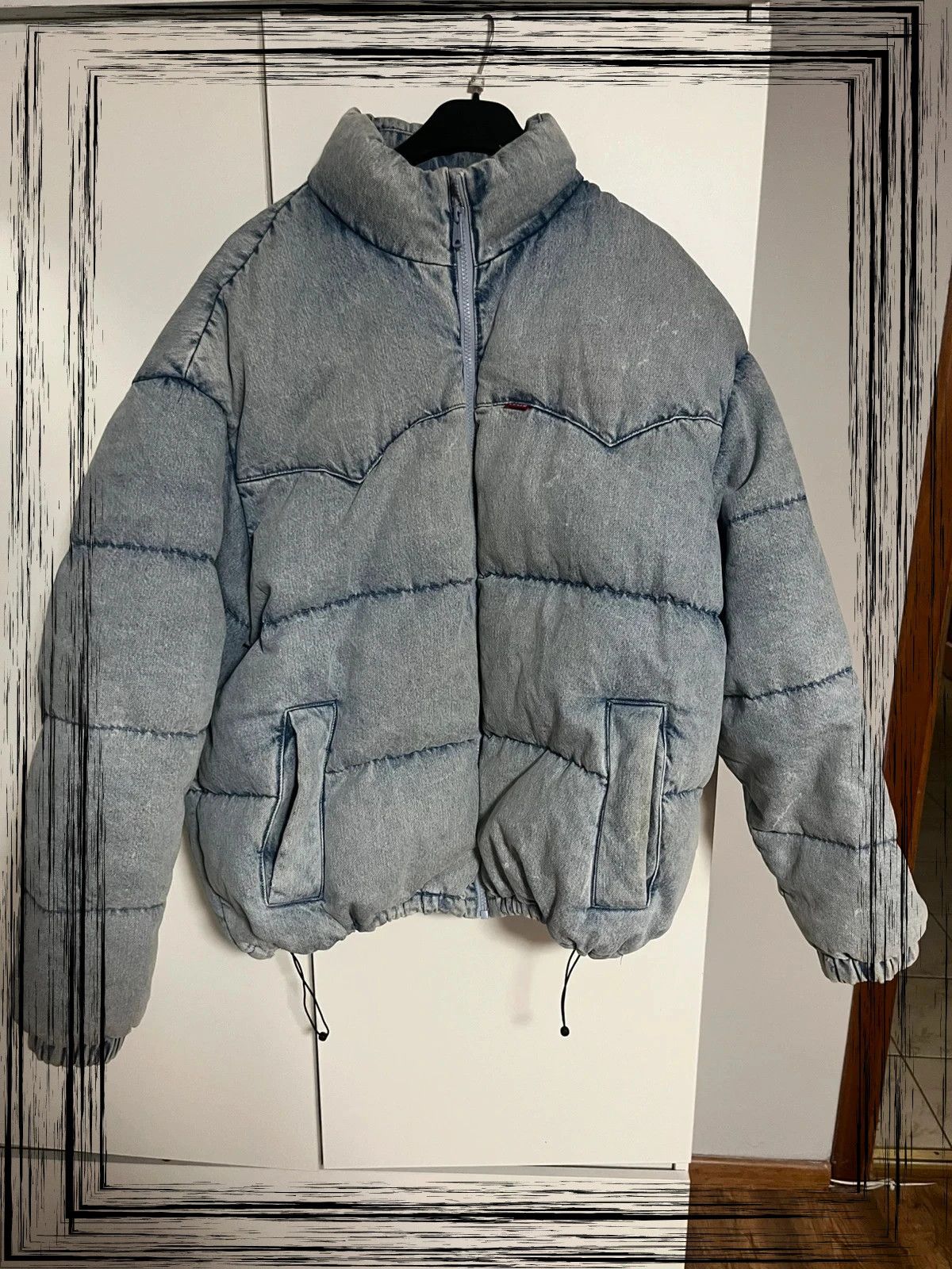 Levi's Kurtka Levi’s puffer jacket vintage 00s jeans Size US L / EU 52-54 / 3 - 1 Thumbnail