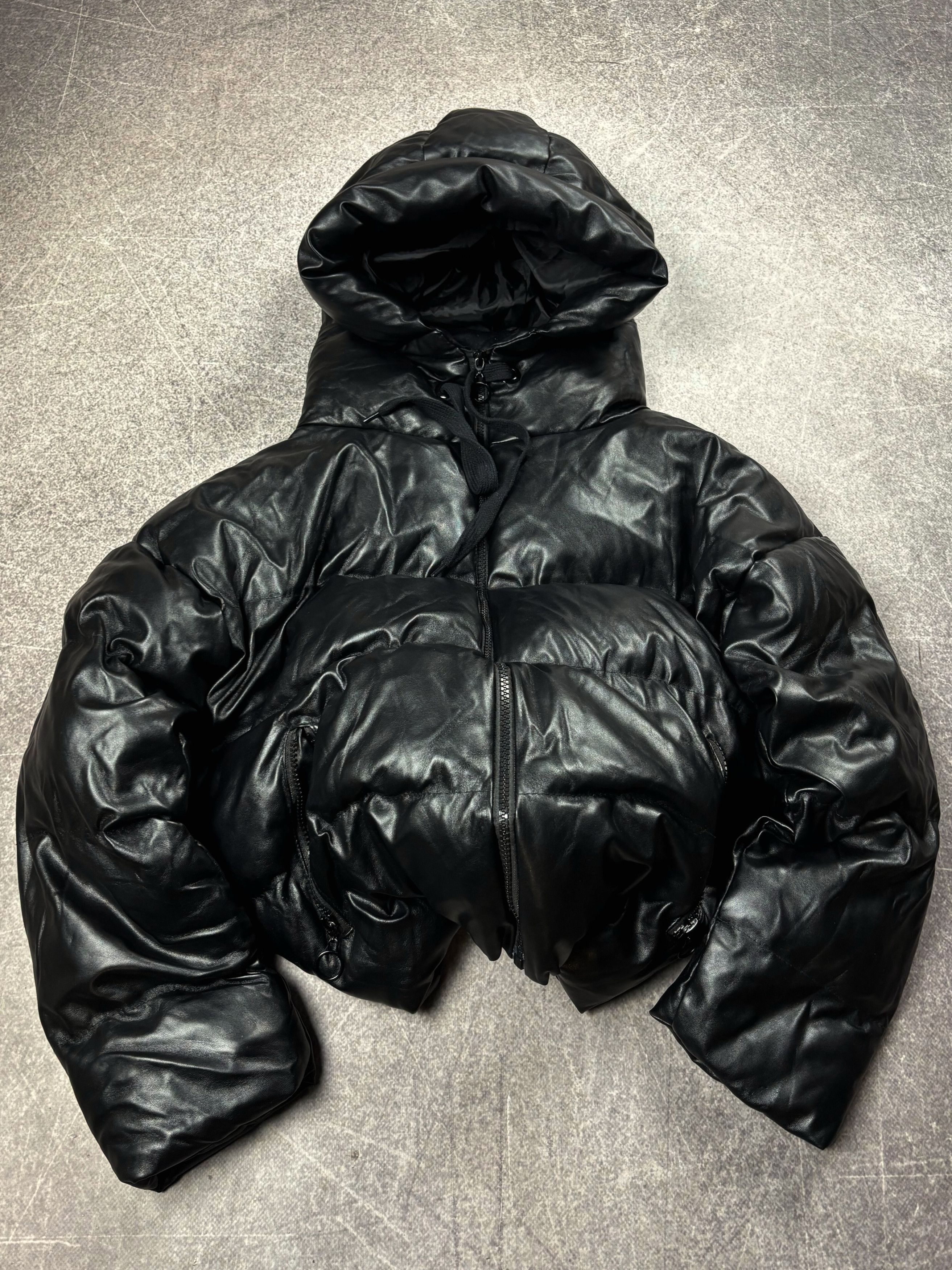 Issey Miyake Cropped Hooded Puffer Jacket Y2K Techwear Streetwear Size US M / EU 48-50 / 2 - 1 Thumbnail