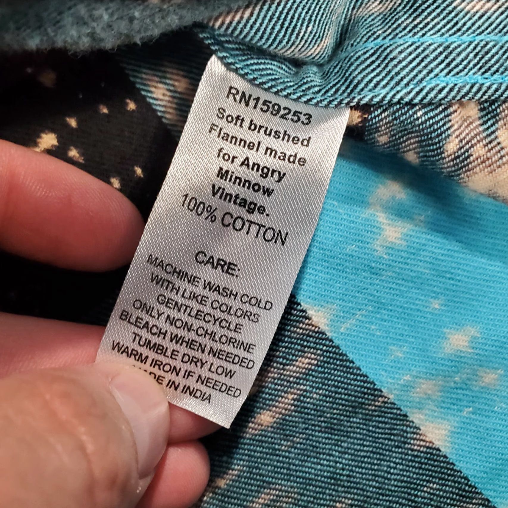Vintage Angry Minnow Flannel Shirt Mens Small Blue Black Button Up Plaid Cotton Casual Outdoor Button-Down Mens S Blues Size US S / EU 44-46 / 1 - 4 Thumbnail