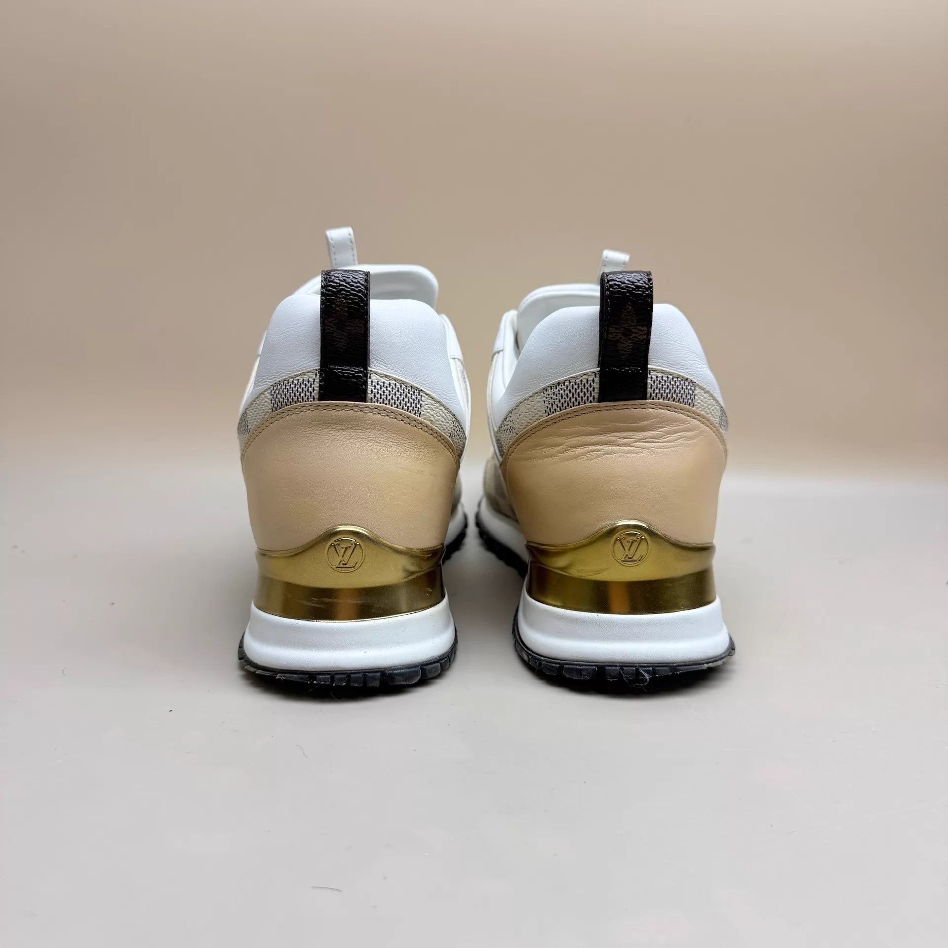 Louis Vuitton LV Runaway White Orange Monogram Sneaker 36 95 New Size US 5.5 / IT 35.5 - 3 Thumbnail