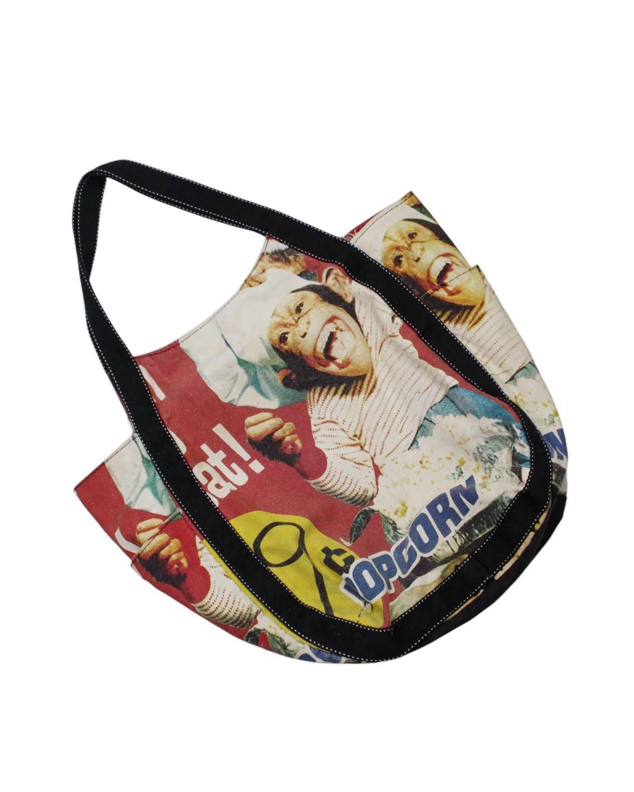 Japanese Brand 2000S MONKEY POPCORN POP ART CANVAS TOTE BAG Size ONE SIZE - 2 Thumbnail