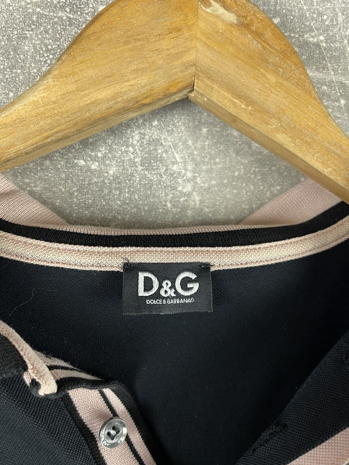 Dolce & Gabbana Vintage 2000 Dolce & Gabbana Polo Shirt Y2K Archive Contrass Size US XL / EU 56 / 4 - 9 Thumbnail