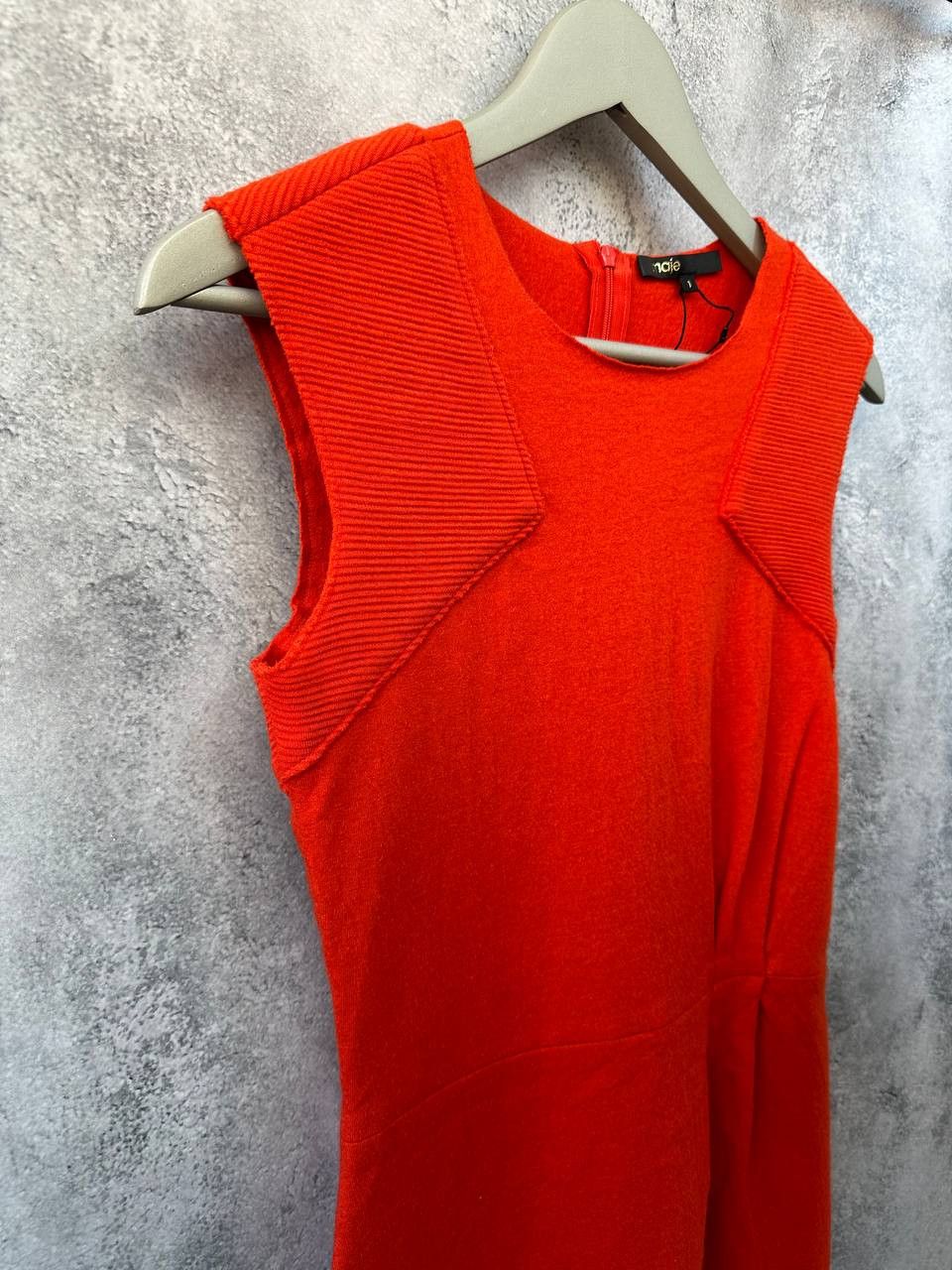 Maje Maje H13 Daynav Wool Blend Sleeveless Dress Elegant Size S / US 4 / IT 40 - 6 Thumbnail