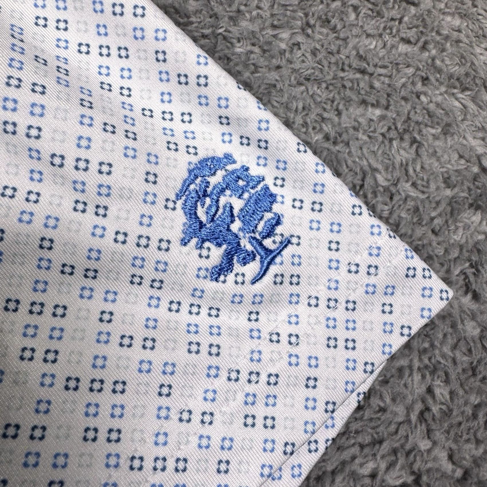 johnnie-O Johnnie-O Polo Shirt Men L Doncaster Golf Prep-formance Geometric Stretch Casual Size US L / EU 52-54 / 3 - 6 Thumbnail