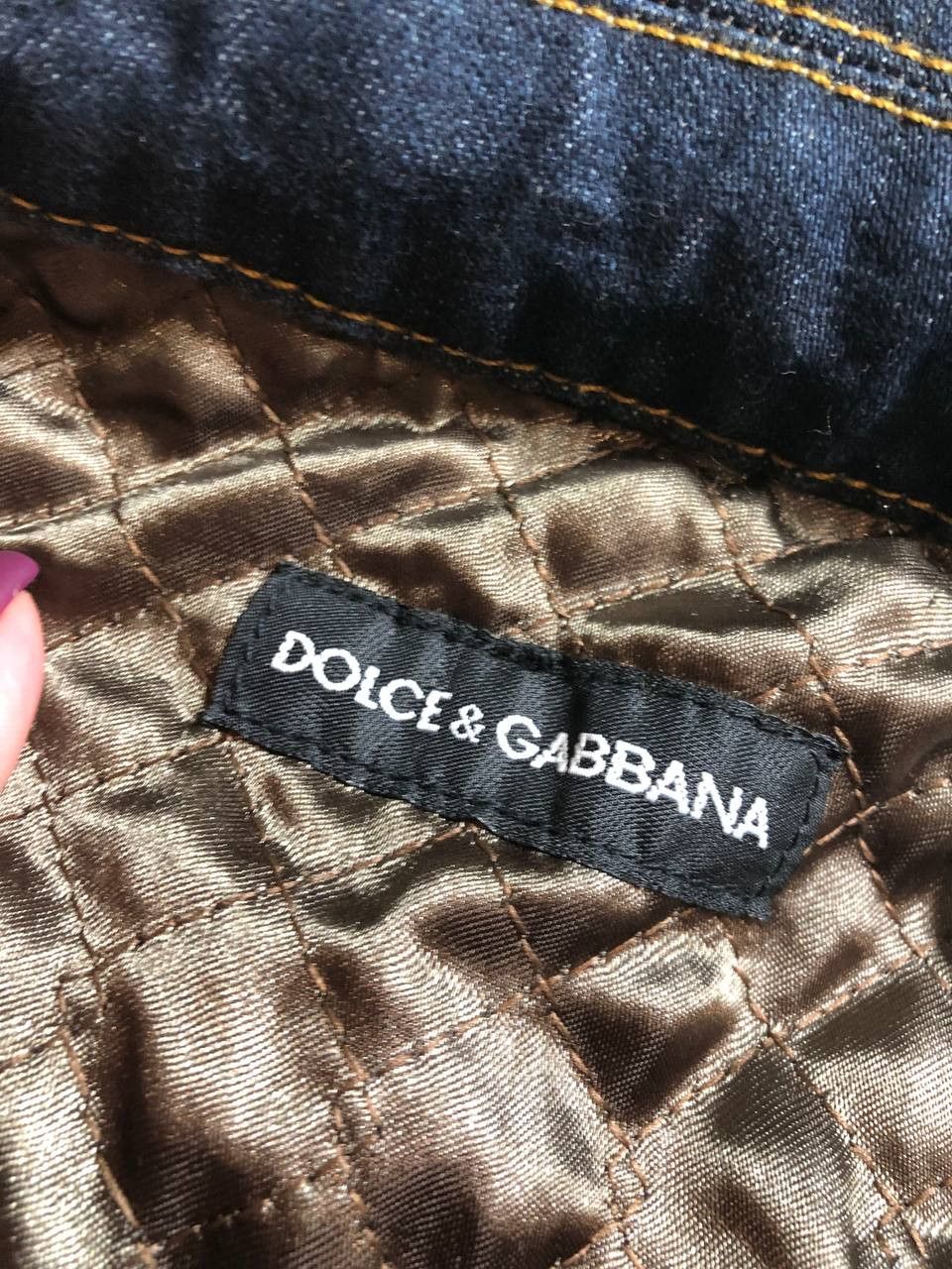 Dolce & Gabbana Dolce and Gabbana Vintage Denim Jacket Size L / US 10 / IT 46 - 2 Thumbnail