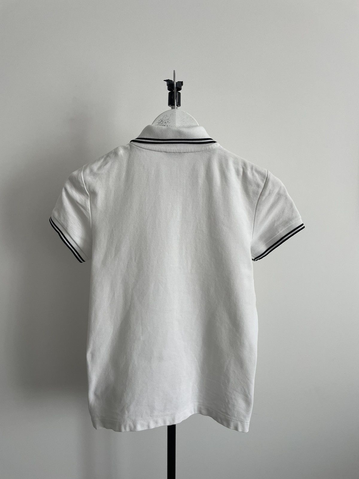 Moncler Moncler Maglia Polo Manica Corta Shirt White Size XS / US 0-2 / IT 36-38 - 3 Thumbnail