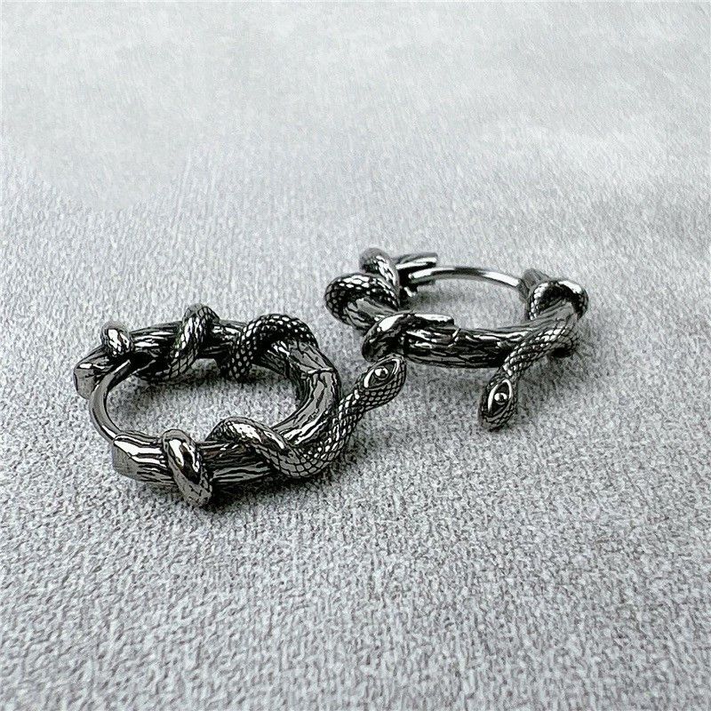Jewelry Vibe Earrings One Pairs Chrome Jewelry Size ONE SIZE - 1 Thumbnail