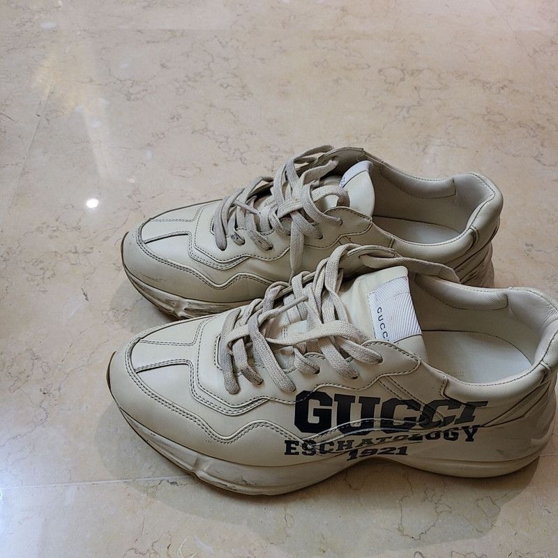 Gucci Gucci Rhyton Low Top Casual Dad Sneakers 0079 Size US 8 / EU 41 - 1 Thumbnail
