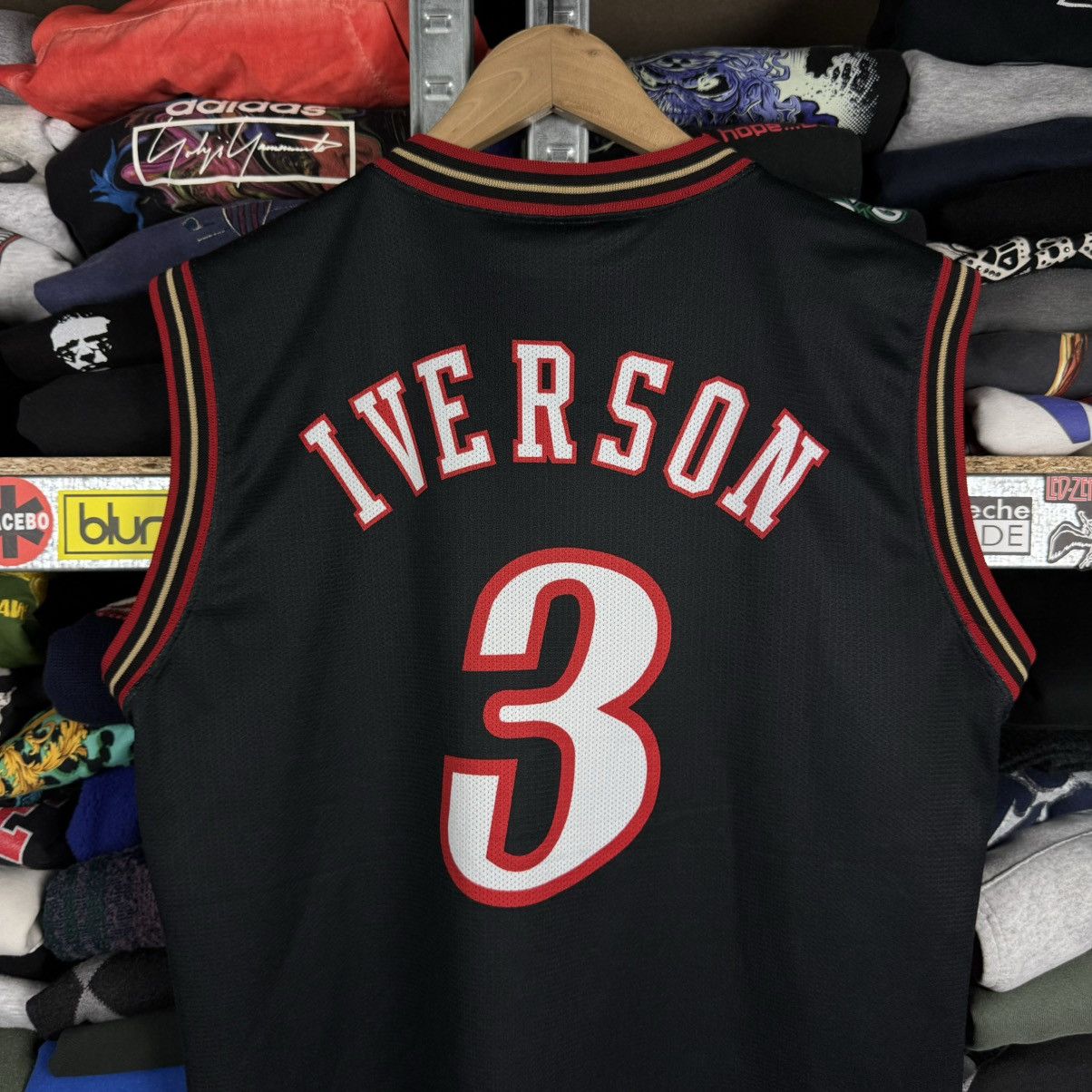 Champion × NBA × Vintage PHILADELPHIA 76ERS SIXERS JERSEY NBA # 3 ALLEN IVERSON Size US M / EU 48-50 / 2 - 7 Thumbnail